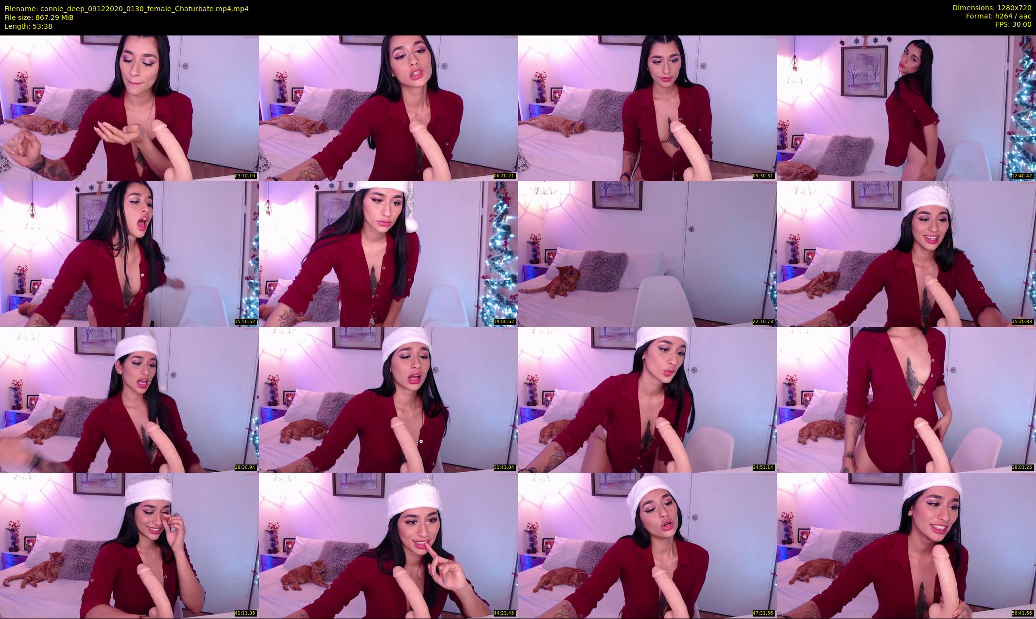 connie_deep — 54 minute Chaturbate female cam show recording, 720p, Dec 9, 2020