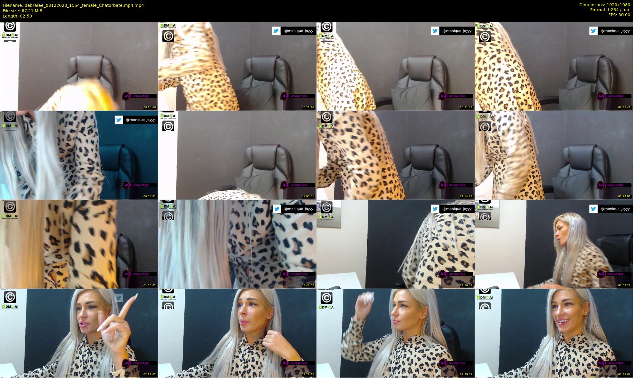 debralee — 3 minute Chaturbate female cam show recording, 1080p, Dec 8, 2020