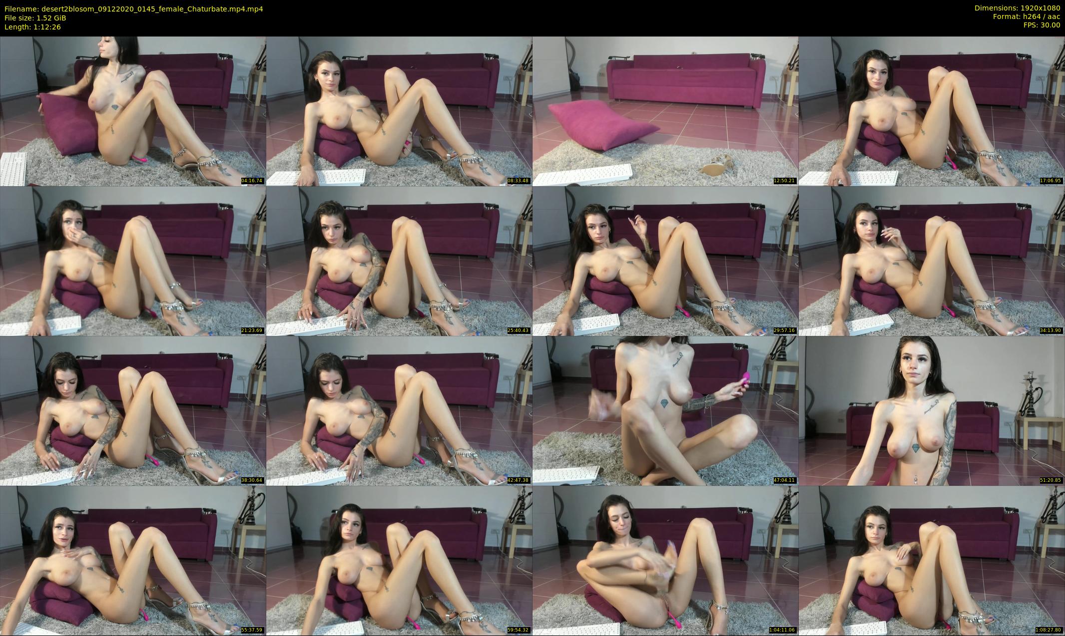 desert2blosom — 73 minute Chaturbate female cam show recording, 1080p, Dec 9, 2020