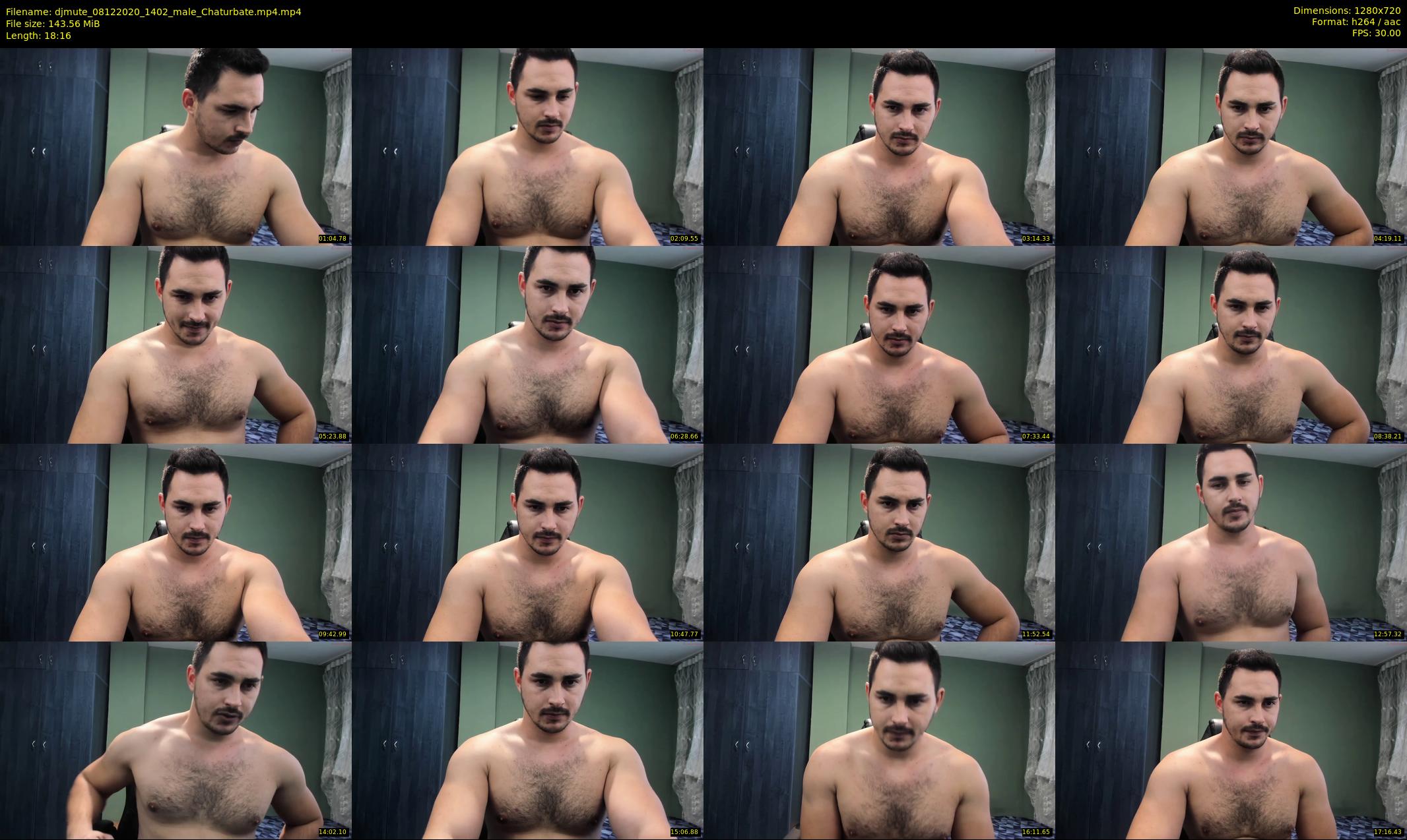 djmute — 19 minute Chaturbate male cam show recording, 720p, Dec 8, 2020