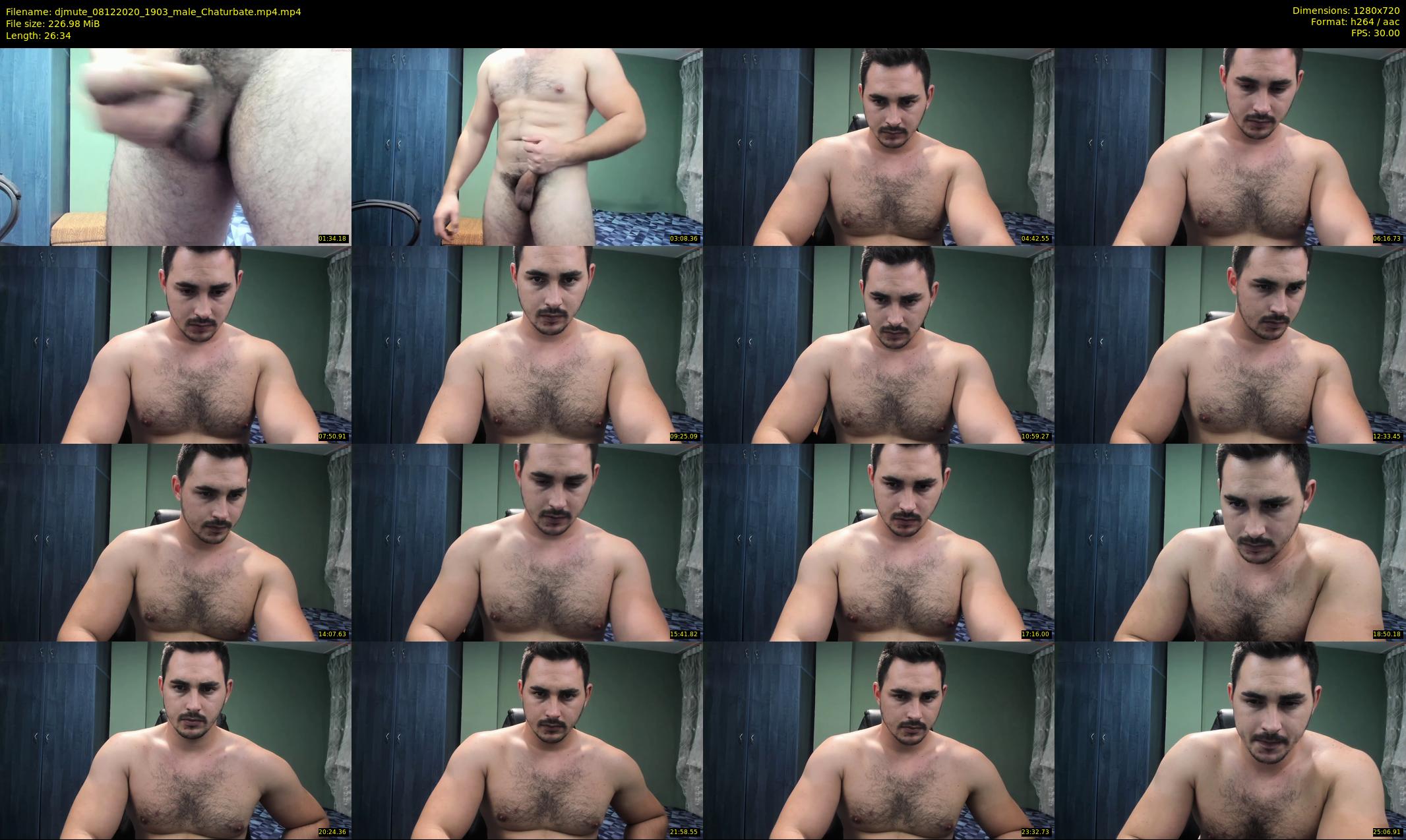 djmute — 27 minute Chaturbate male cam show recording, 720p, Dec 8, 2020