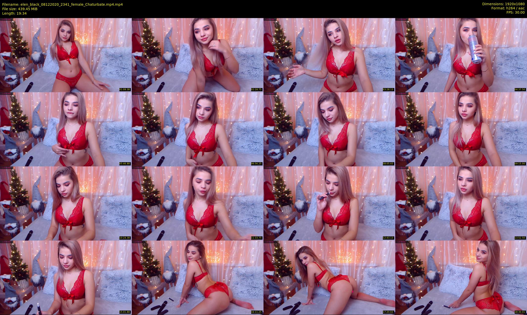 elen_black — 20 minute Chaturbate female cam show recording, 1080p, Dec 8, 2020