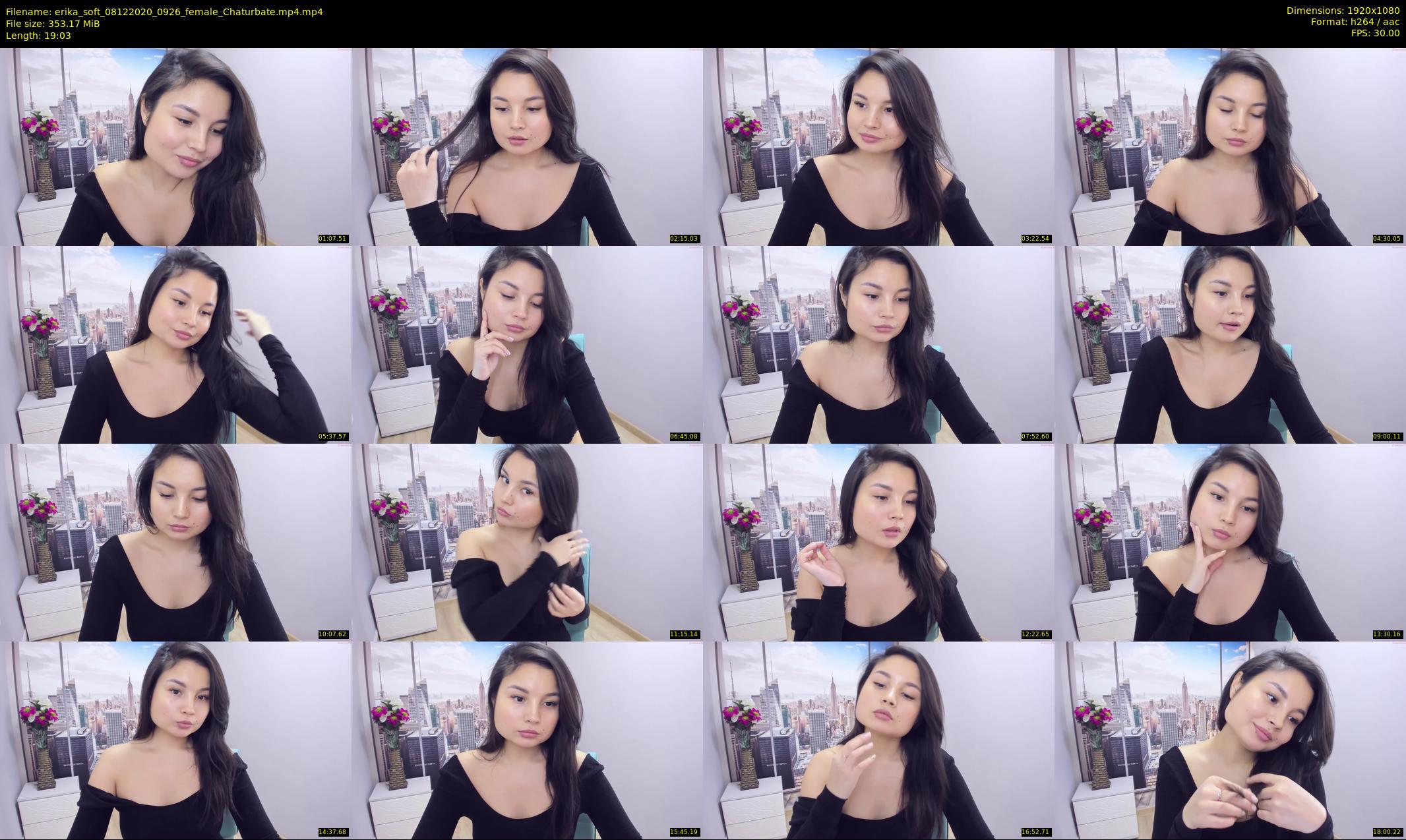 erika_soft — 20 minute Chaturbate female cam show recording, 1080p, Dec 8, 2020