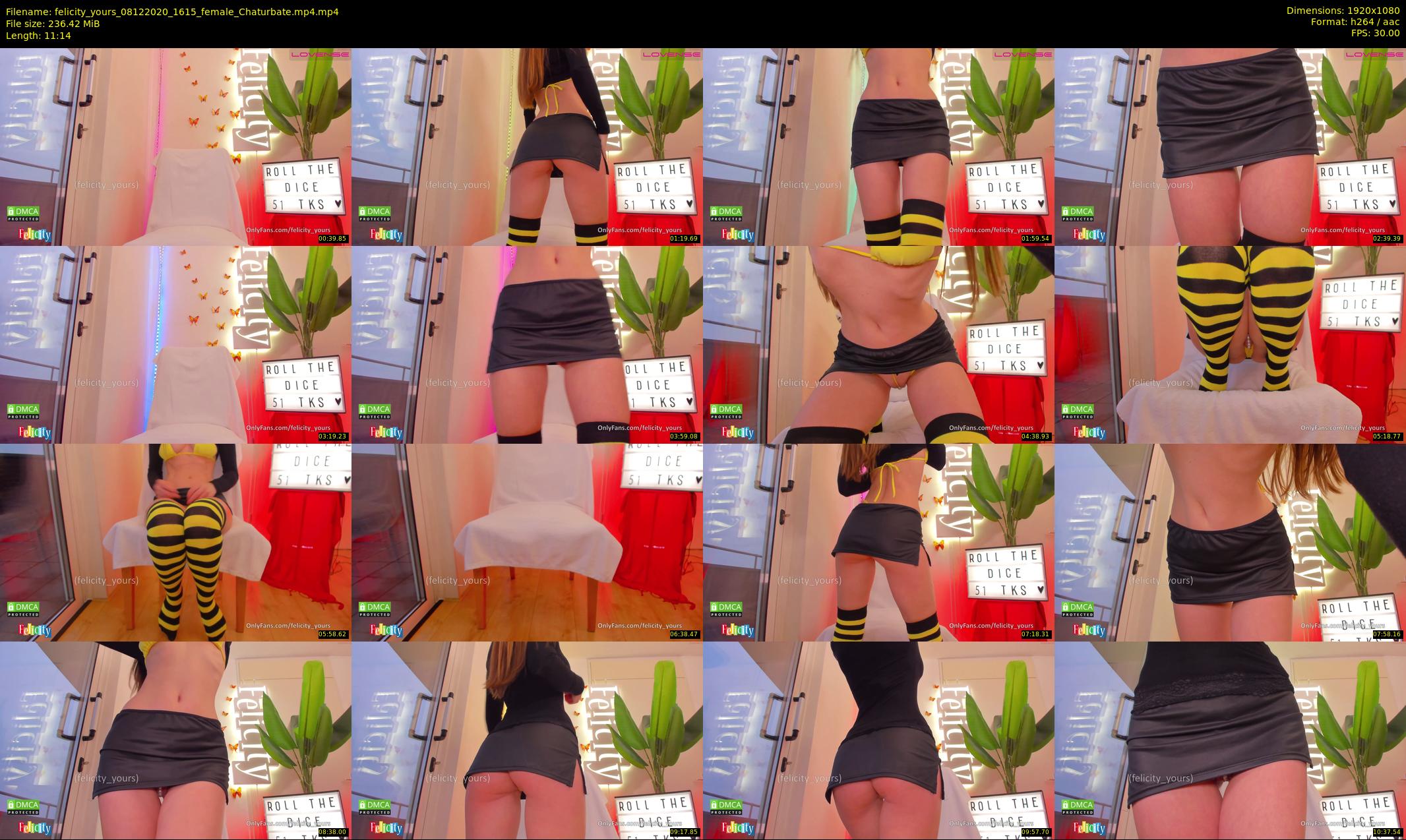 felicity_yours — 12 minute Chaturbate female cam show recording, 1080p, Dec 8, 2020
