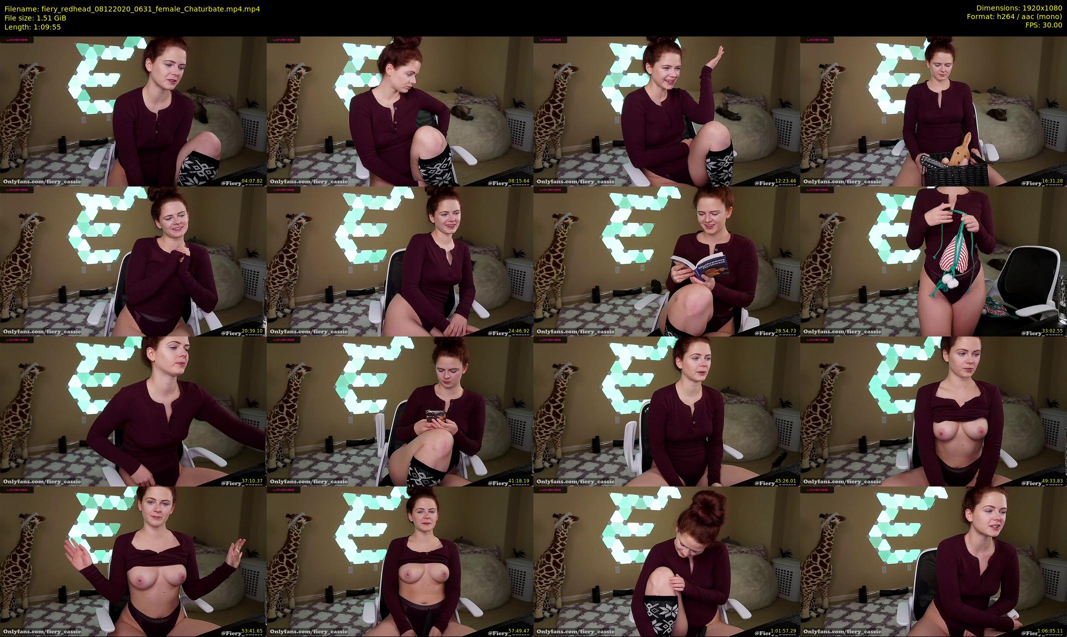 fiery_redhead — 70 minute Chaturbate female cam show recording, 1080p, Dec 8, 2020