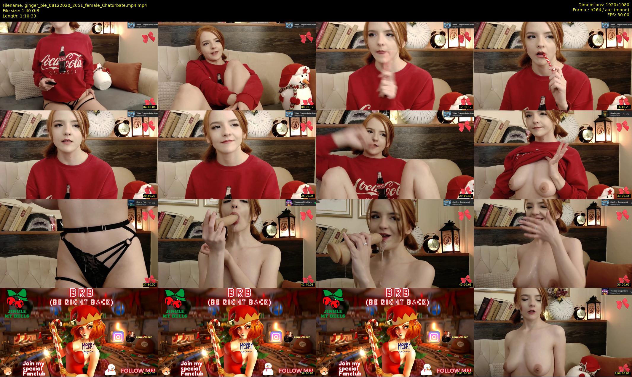 ginger_pie — 71 minute Chaturbate female cam show recording, 1080p, Dec 8, 2020