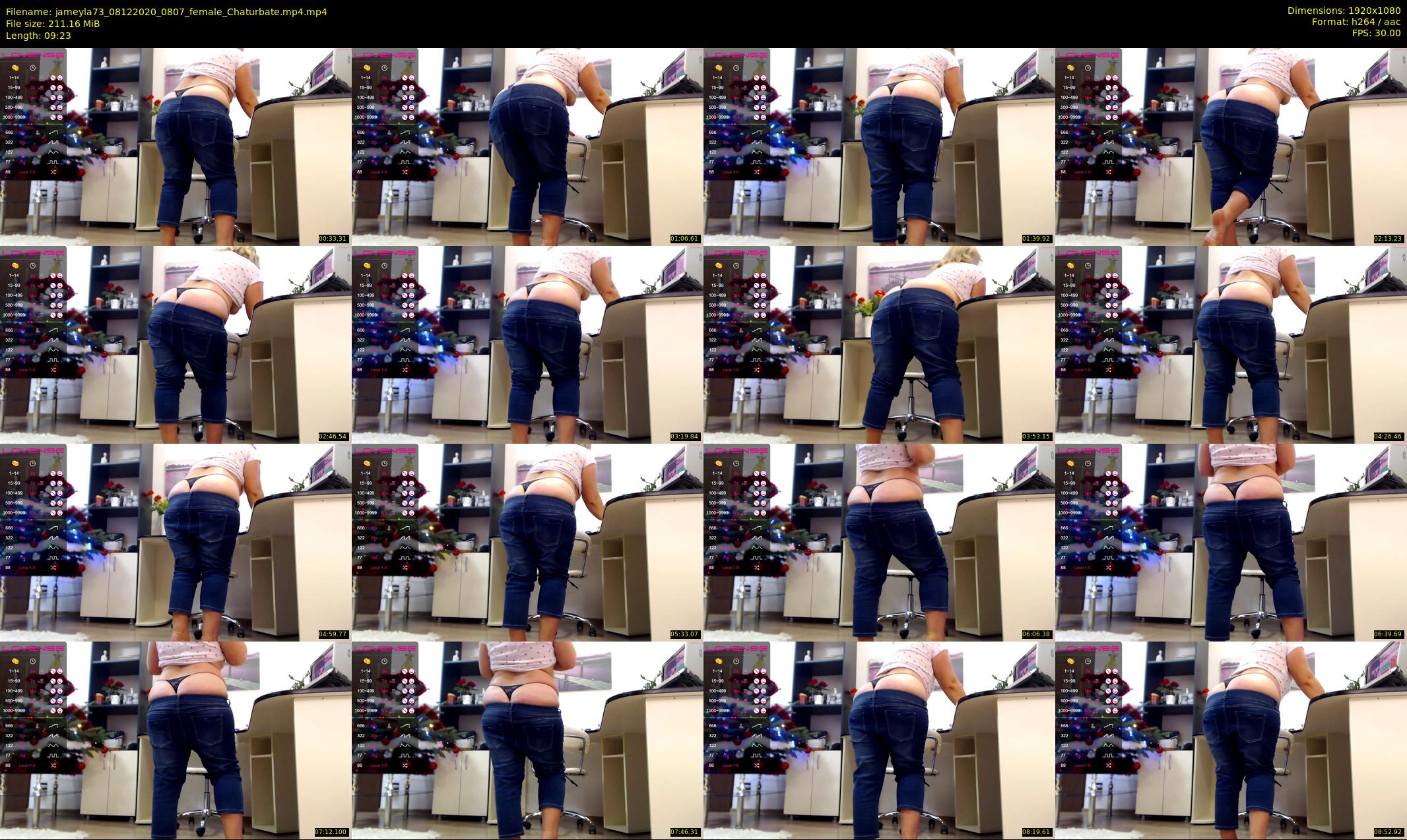 jameyla73 — 10 minute Chaturbate female cam show recording, 1080p, Dec 8, 2020