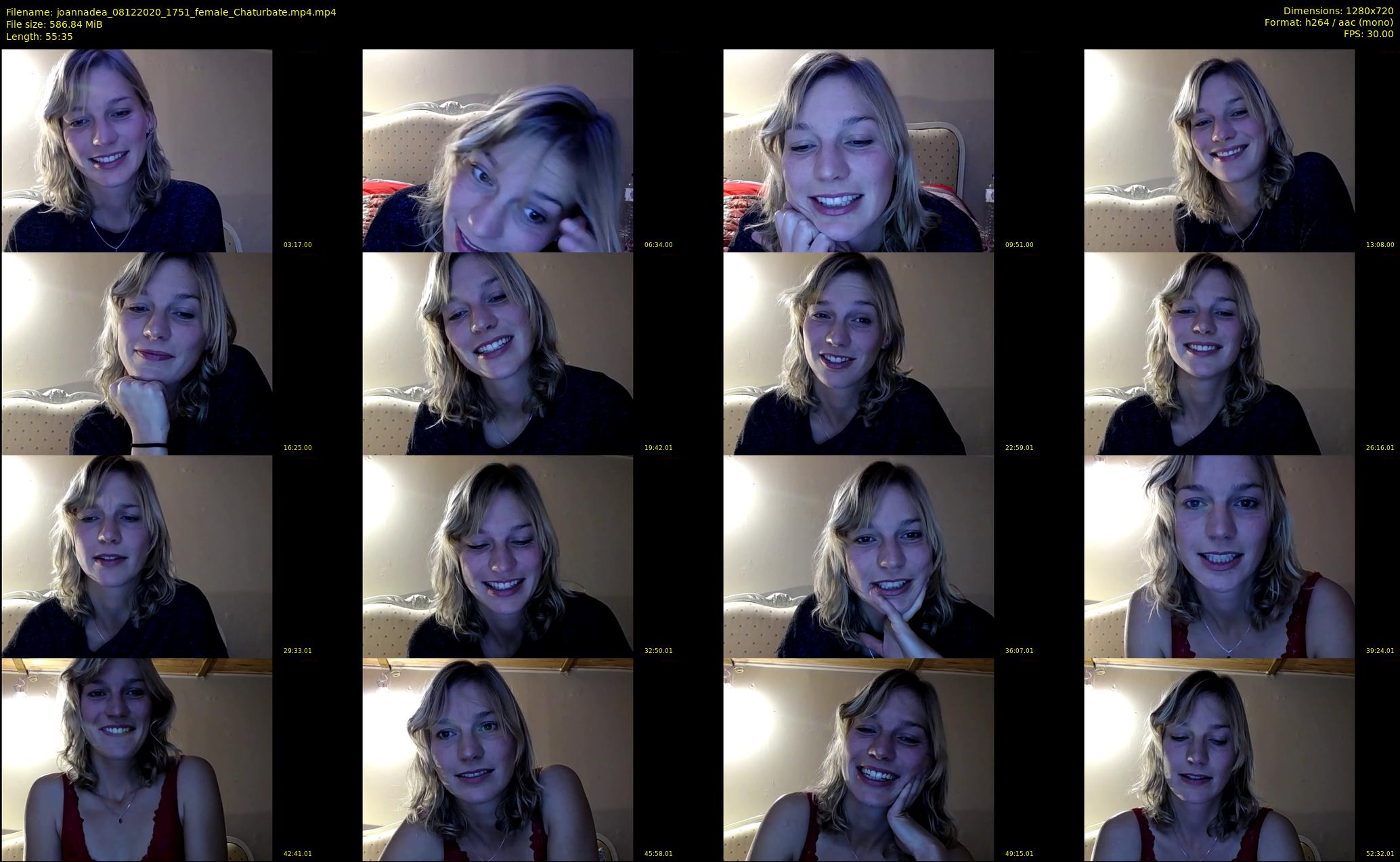 joannadea — 56 minute Chaturbate female cam show recording, 720p, Dec 8, 2020