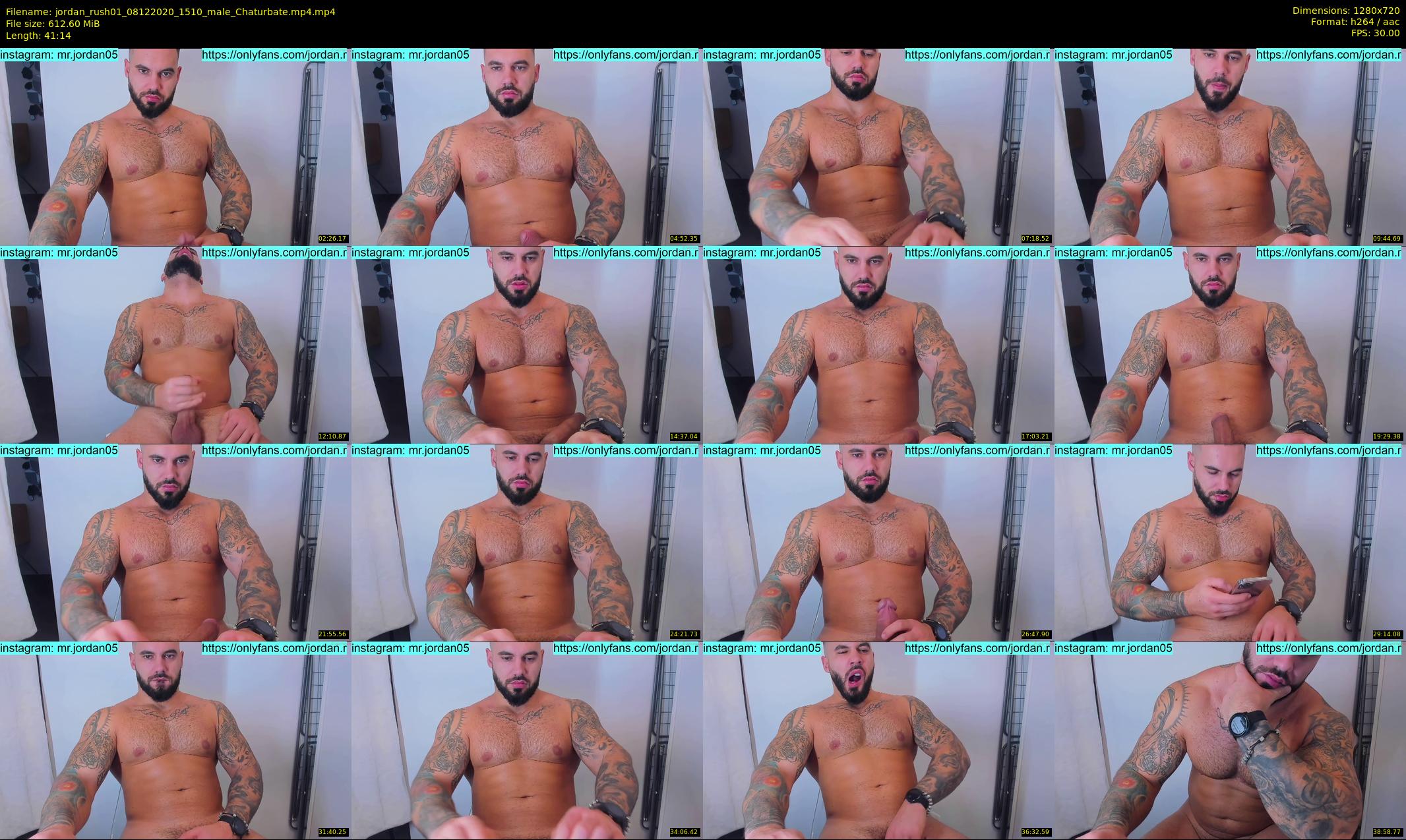 jordan_rush01 — 42 minute Chaturbate male cam show recording, 720p, Dec 8, 2020