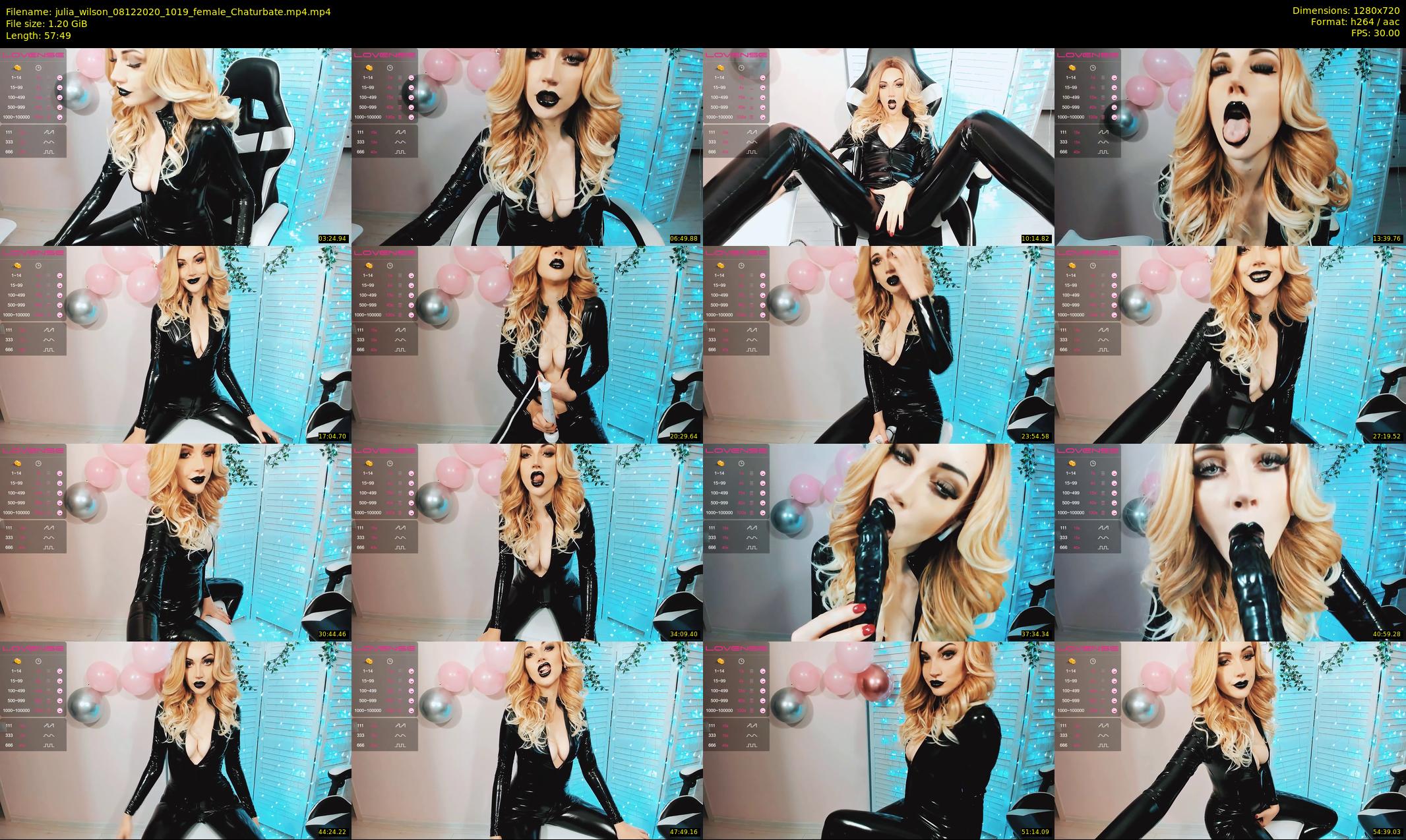 julia_wilson — 58 minute Chaturbate female cam show recording, 720p, Dec 8, 2020