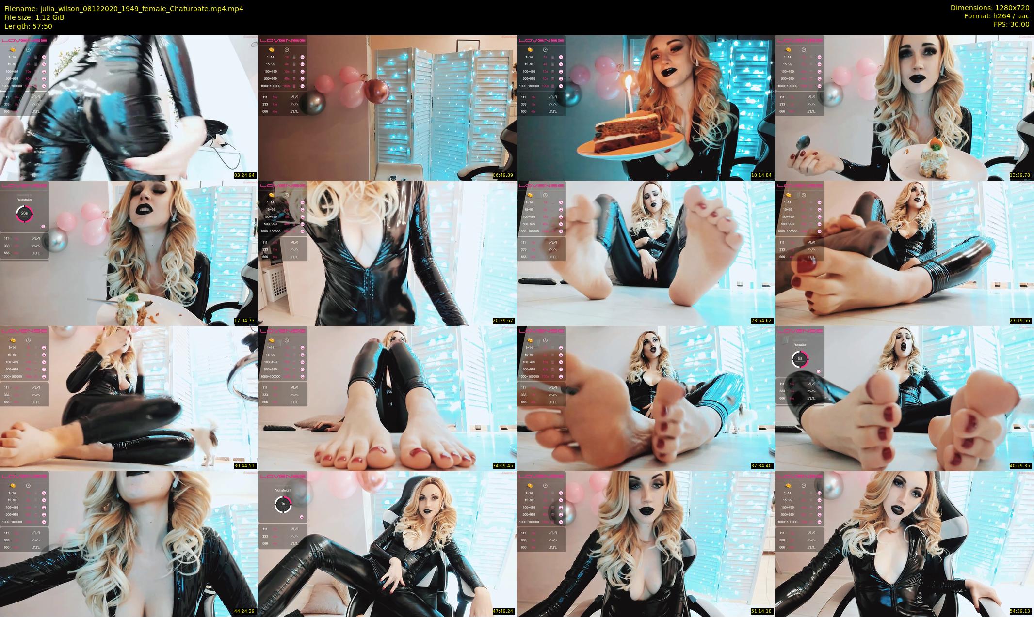 julia_wilson — 58 minute Chaturbate female cam show recording, 720p, Dec 8, 2020