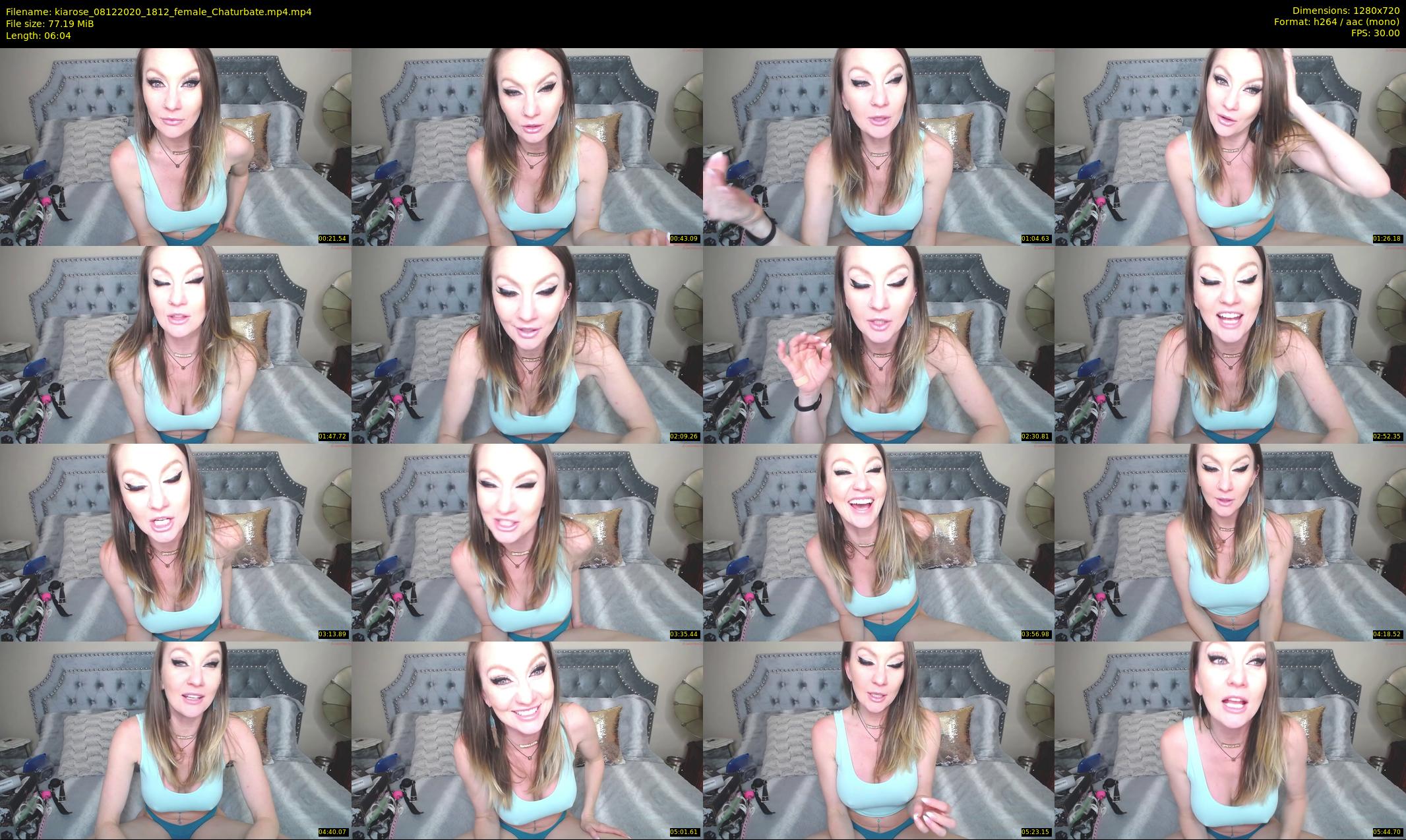 kiarose — 7 minute Chaturbate female cam show recording, 720p, Dec 8, 2020