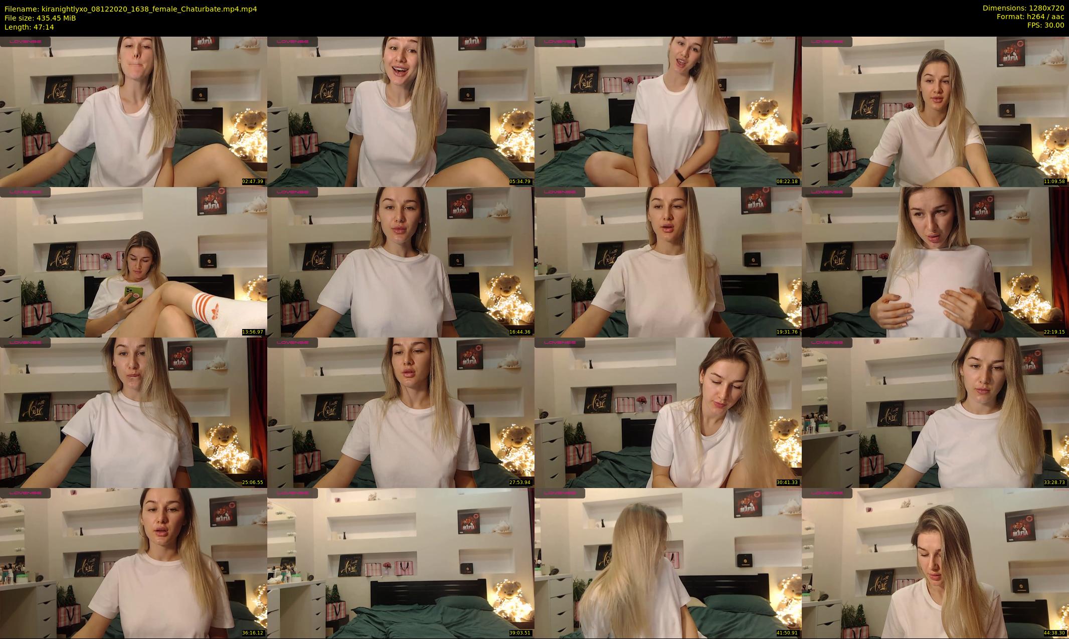 kiranightlyxo — 48 minute Chaturbate female cam show recording, 720p, Dec 8, 2020