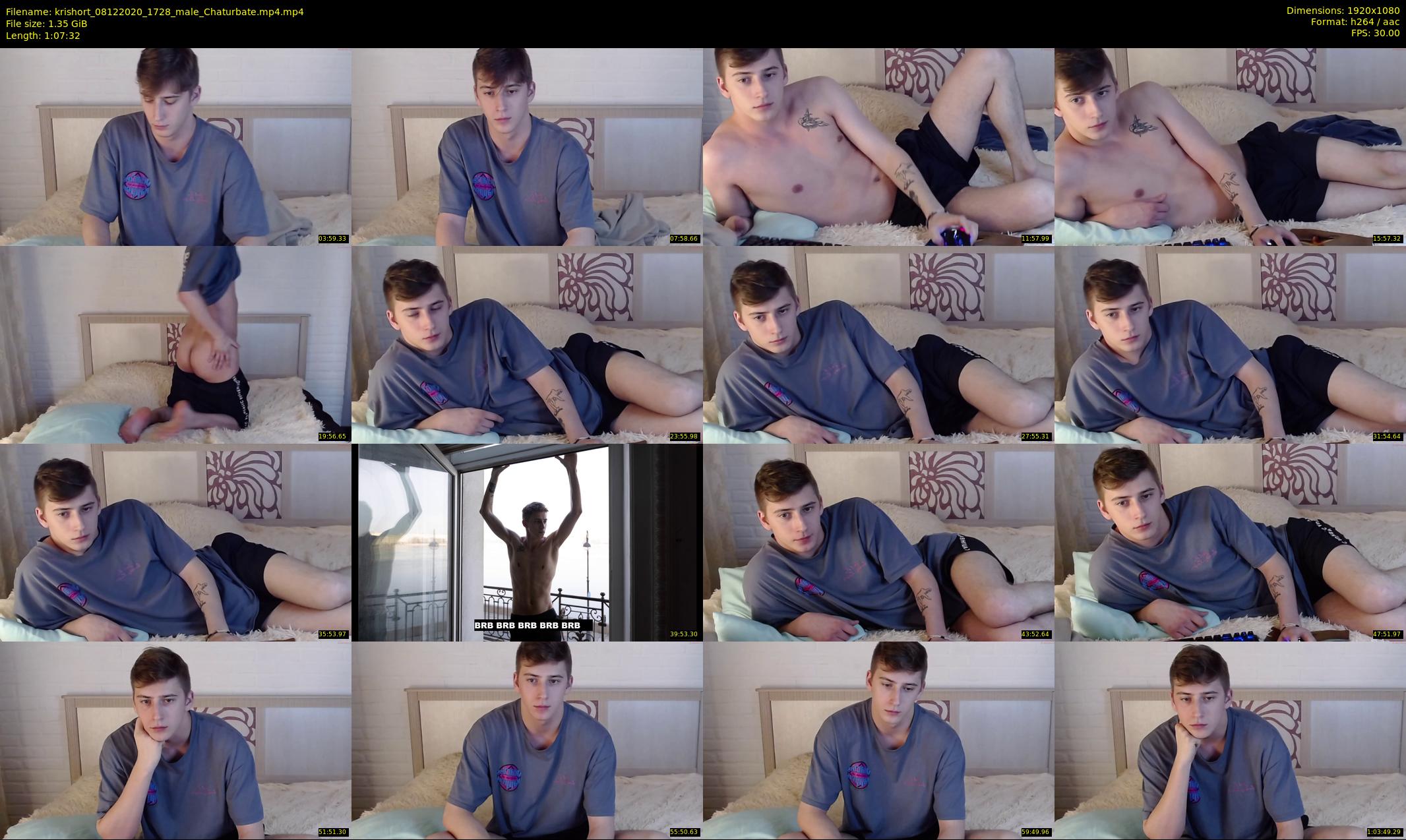 krishort — 68 minute Chaturbate male cam show recording, 1080p, Dec 8, 2020