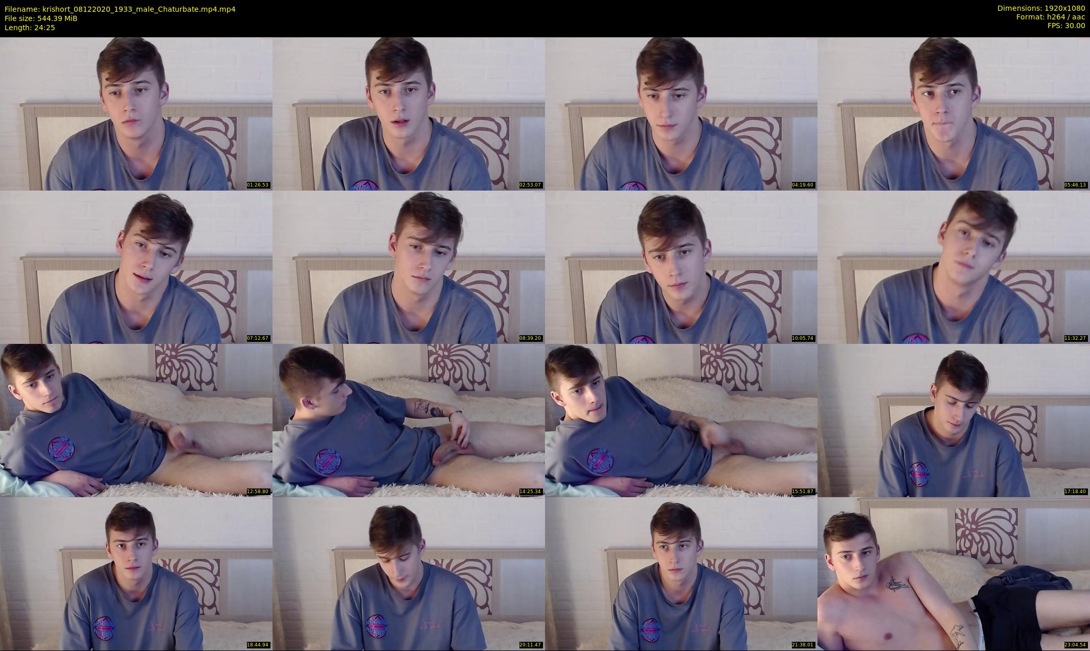 krishort — 25 minute Chaturbate male cam show recording, 1080p, Dec 8, 2020