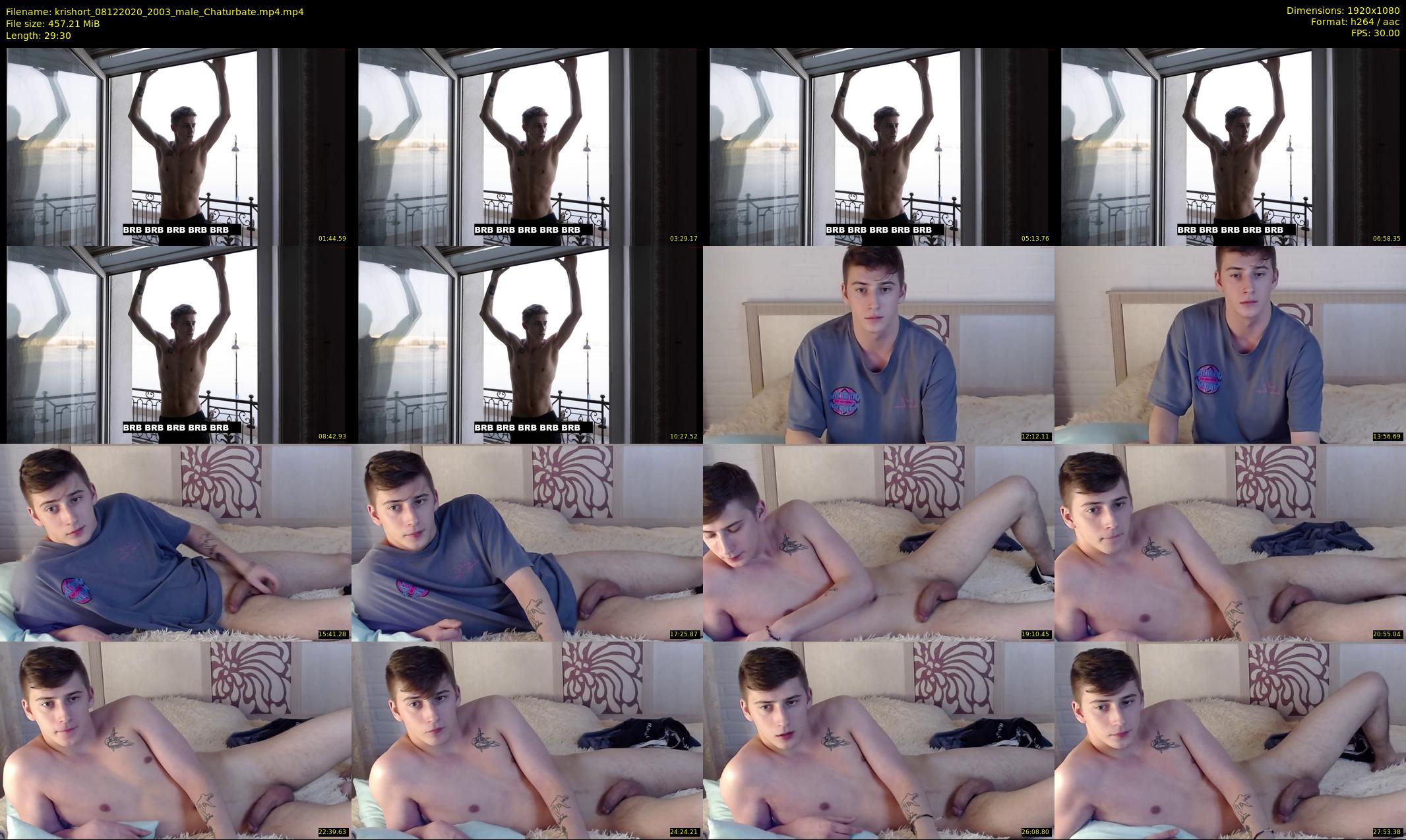 krishort — 30 minute Chaturbate male cam show recording, 1080p, Dec 8, 2020