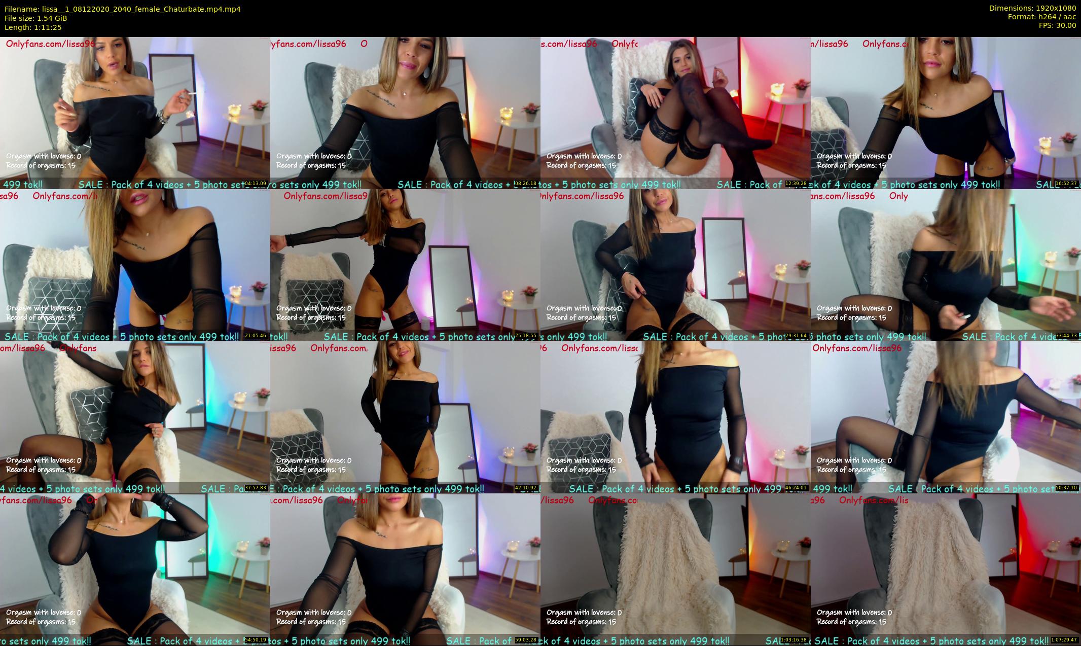 lissa__1 — 72 minute Chaturbate female cam show recording, 1080p, Dec 8, 2020