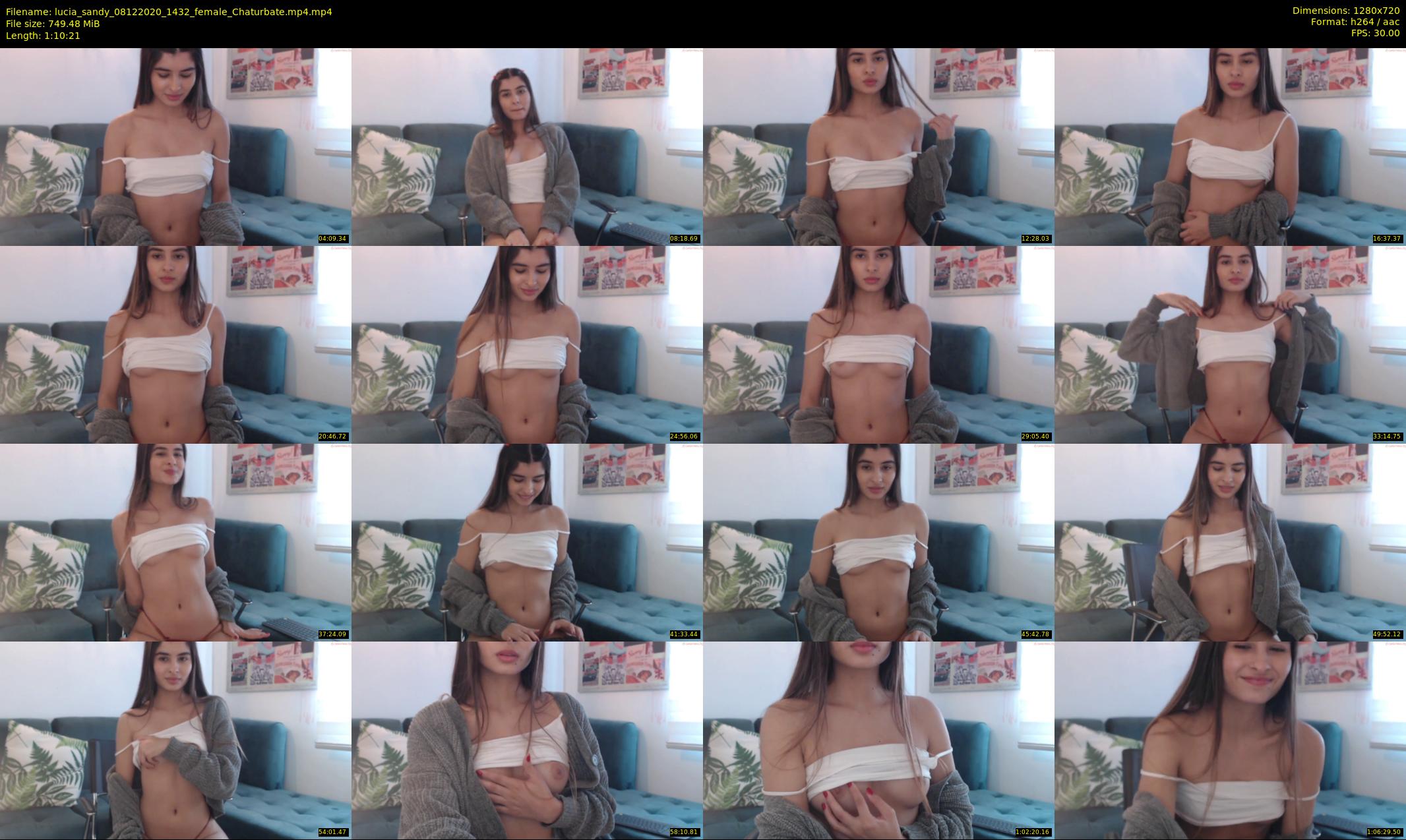 lucia_sandy — 71 minute Chaturbate female cam show recording, 720p, Dec 8, 2020