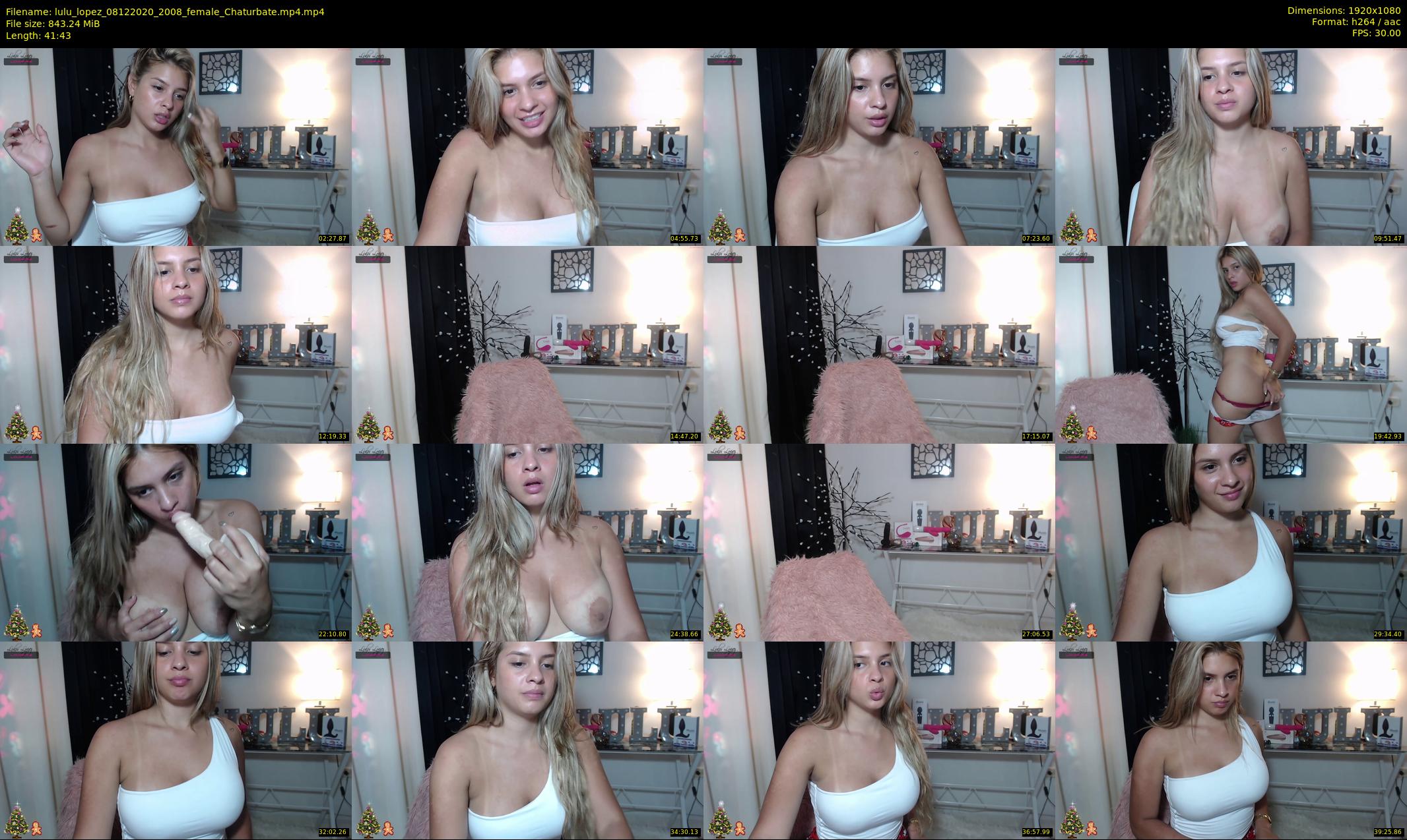 lulu_lopez — 42 minute Chaturbate female cam show recording, 1080p, Dec 8, 2020