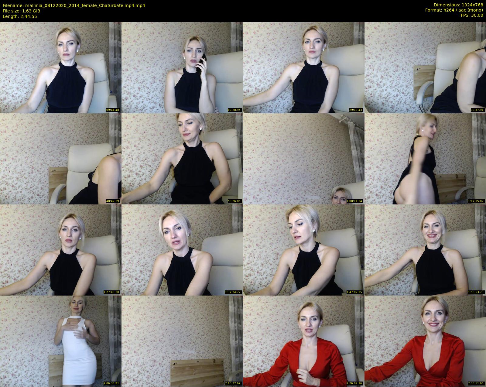 mallinia — 165 minute Chaturbate female cam show recording, 720p, Dec 8, 2020