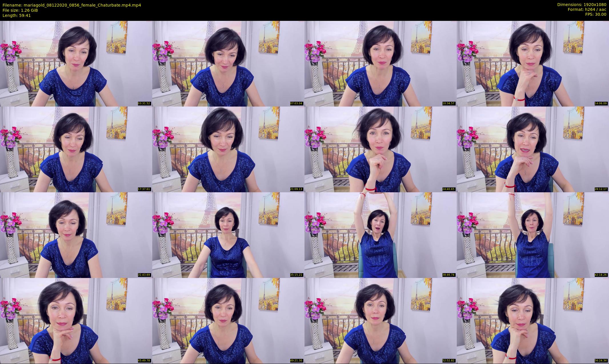 mariagold — 60 minute Chaturbate female cam show recording, 1080p, Dec 8, 2020