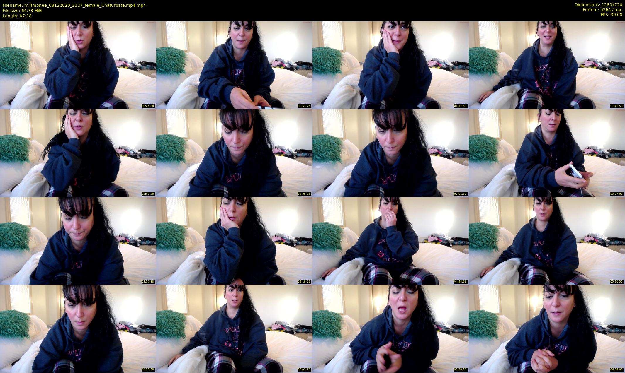 milfmonee — 8 minute Chaturbate female cam show recording, 720p, Dec 8, 2020