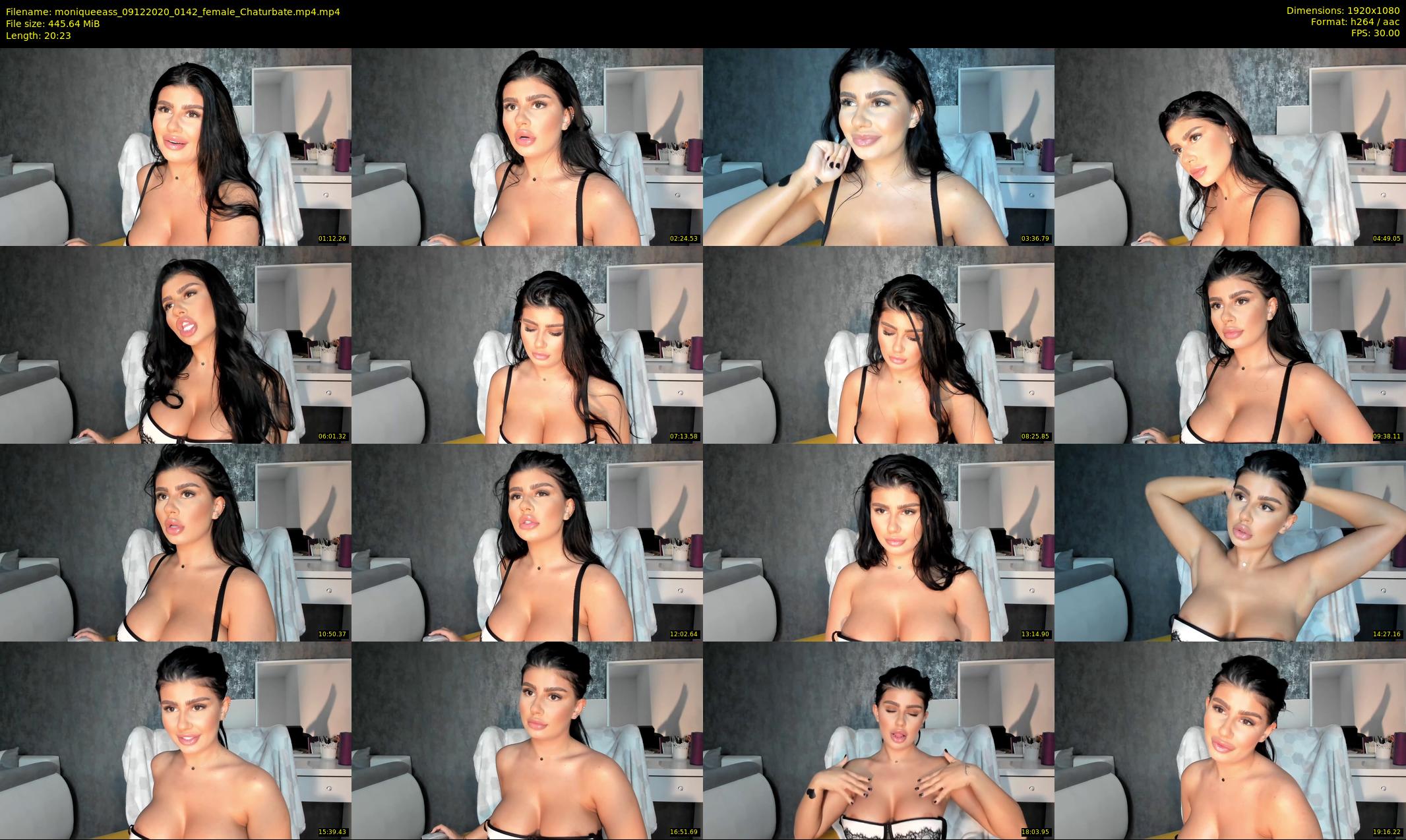 moniqueeass — 21 minute Chaturbate female cam show recording, 1080p, Dec 9, 2020