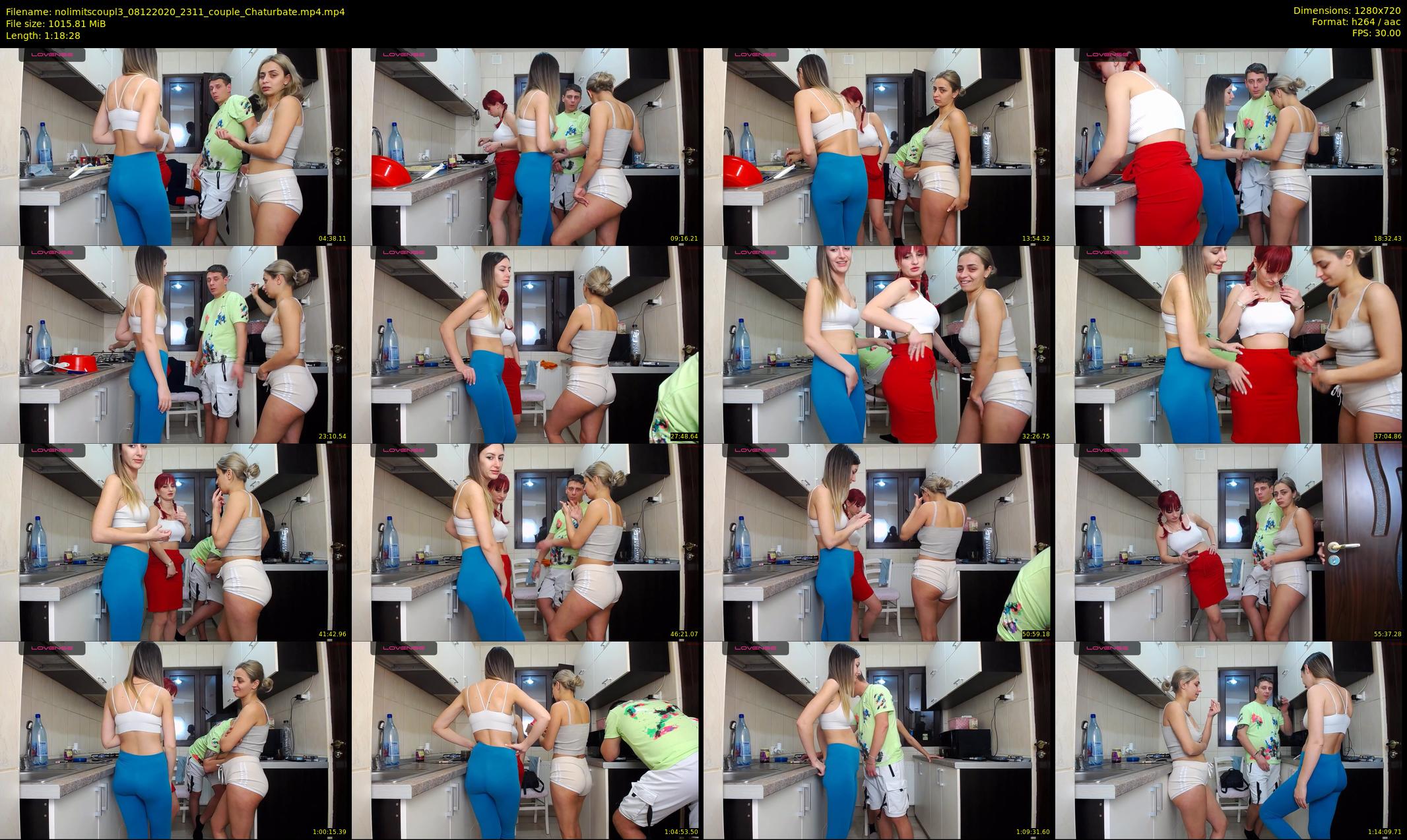 nolimitscoupl3 — 79 minute Chaturbate couple cam show recording, 720p, Dec 8, 2020