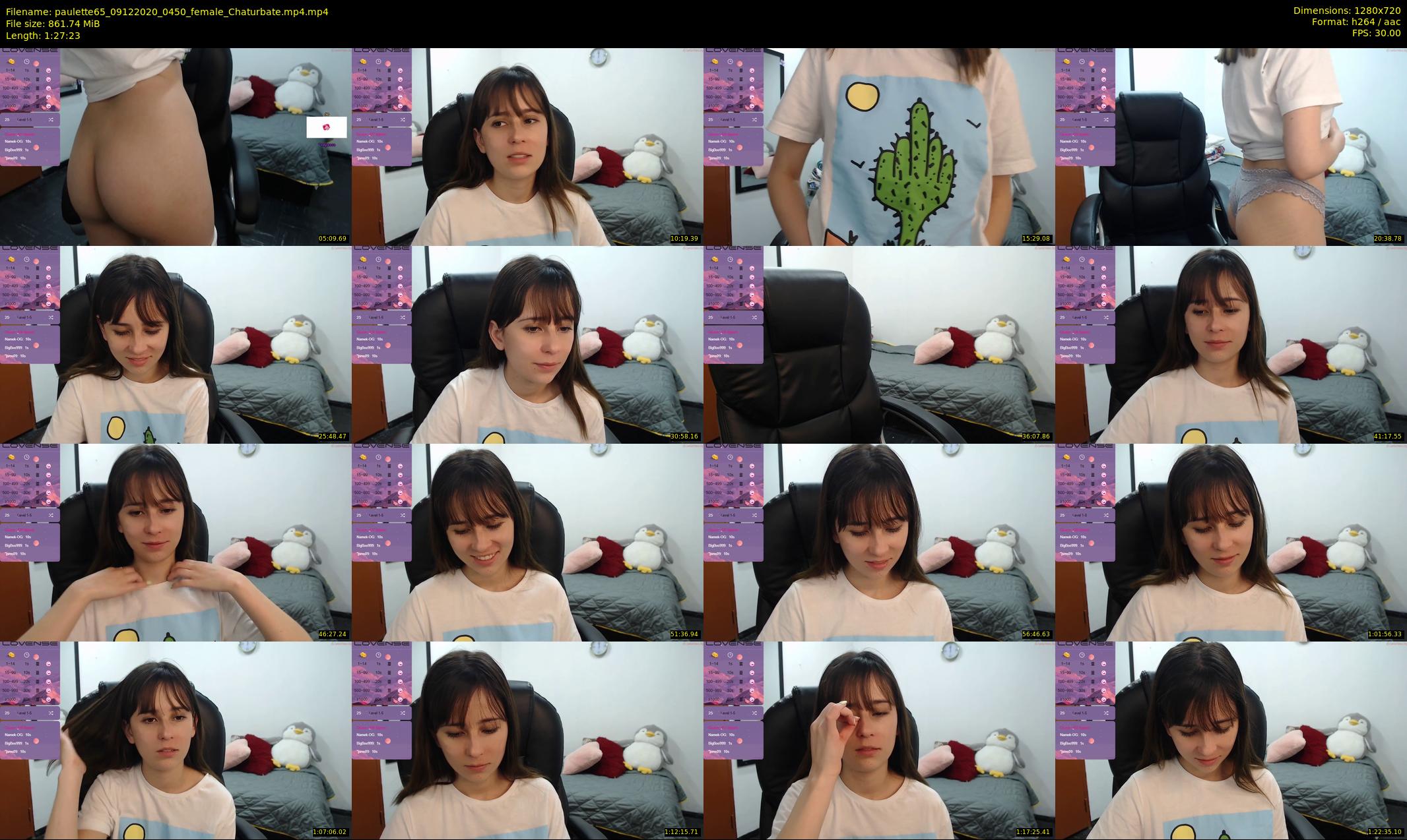 paulette65 — 88 minute Chaturbate female cam show recording, 720p, Dec 9, 2020