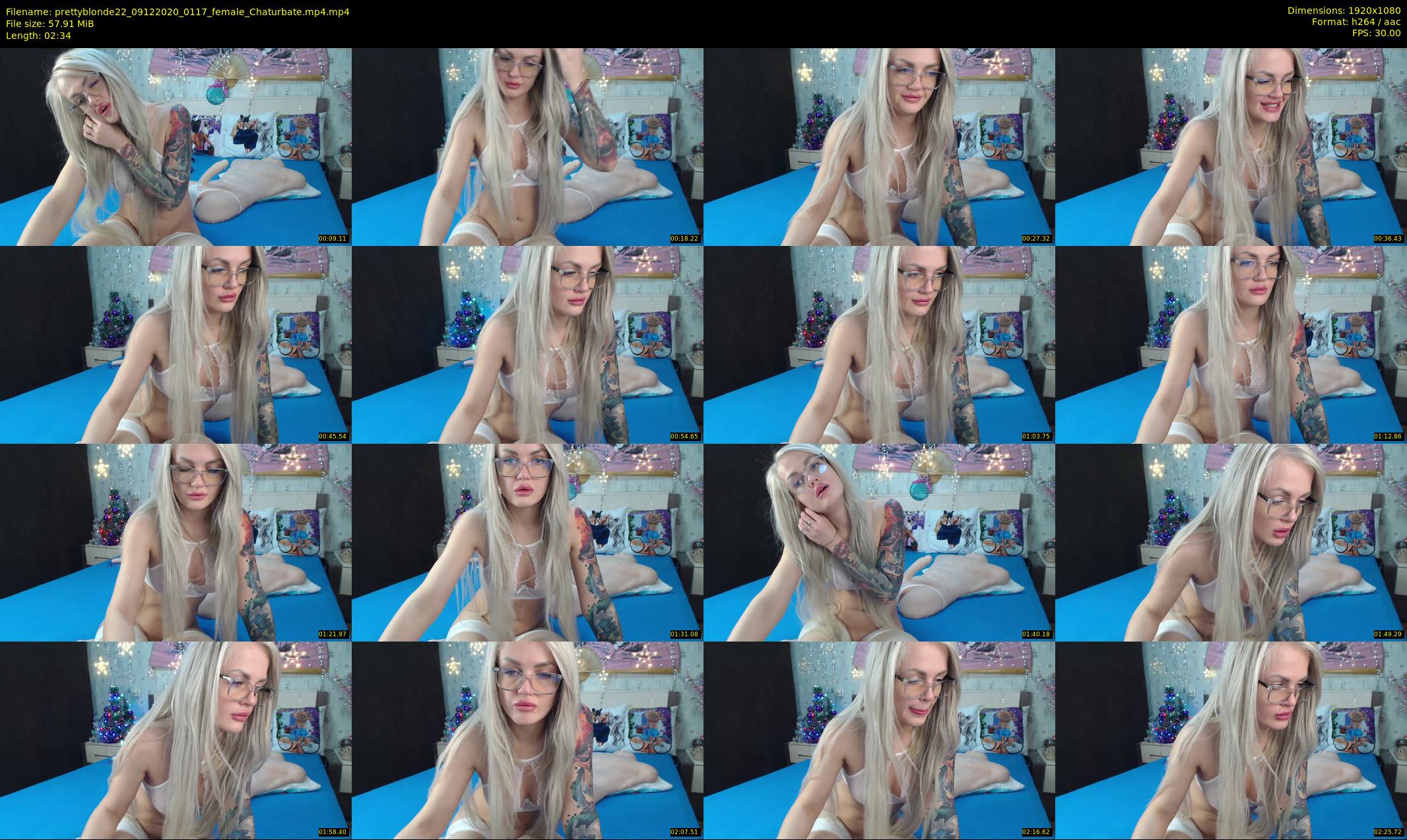 prettyblonde22 — 3 minute Chaturbate female cam show recording, 1080p, Dec 9, 2020