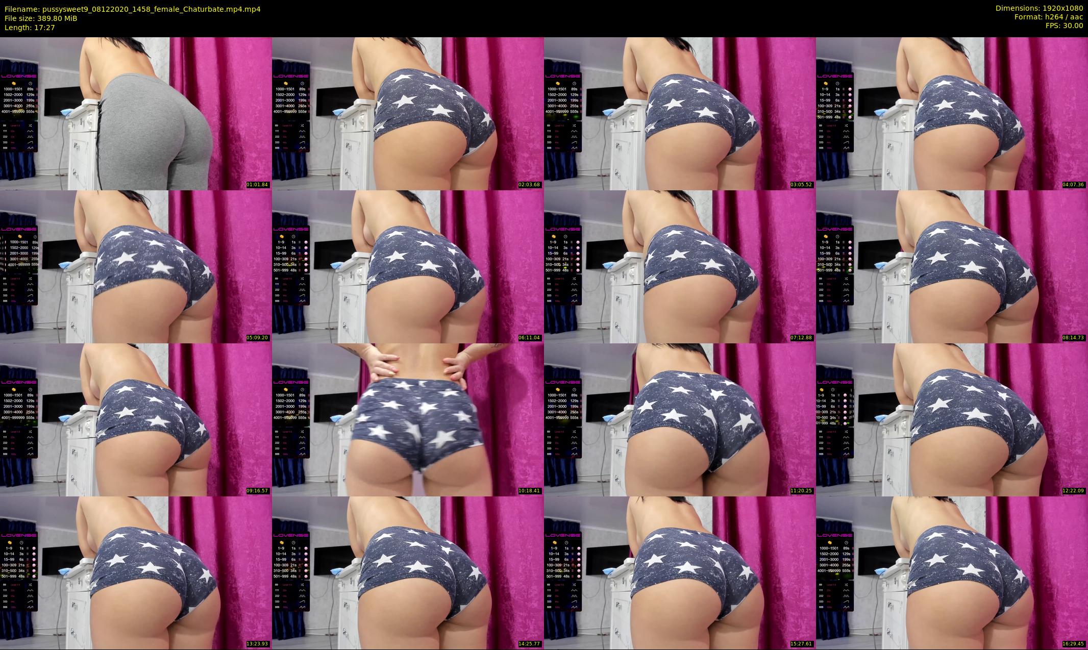 pussysweet9 — 18 minute Chaturbate female cam show recording, 1080p, Dec 8, 2020