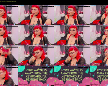 pyrowayne — 25 minute Chaturbate female cam show recording, 720p, Dec 9, 2020