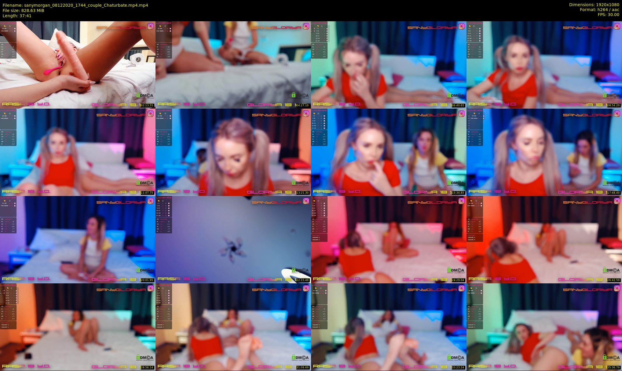 sanymorgan — 38 minute Chaturbate couple cam show recording, 1080p, Dec 8, 2020