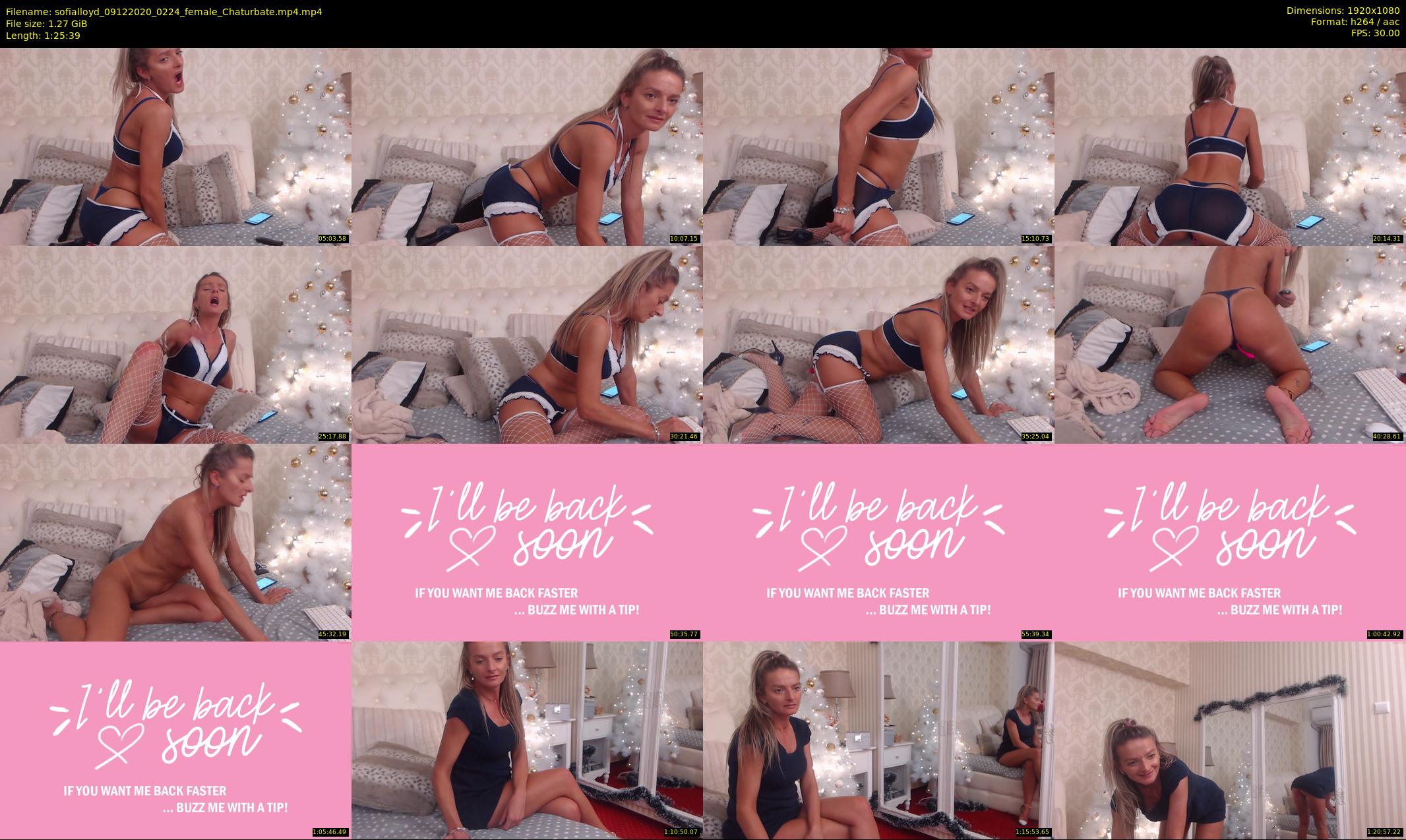sofialloyd — 86 minute Chaturbate female cam show recording, 1080p, Dec 9, 2020