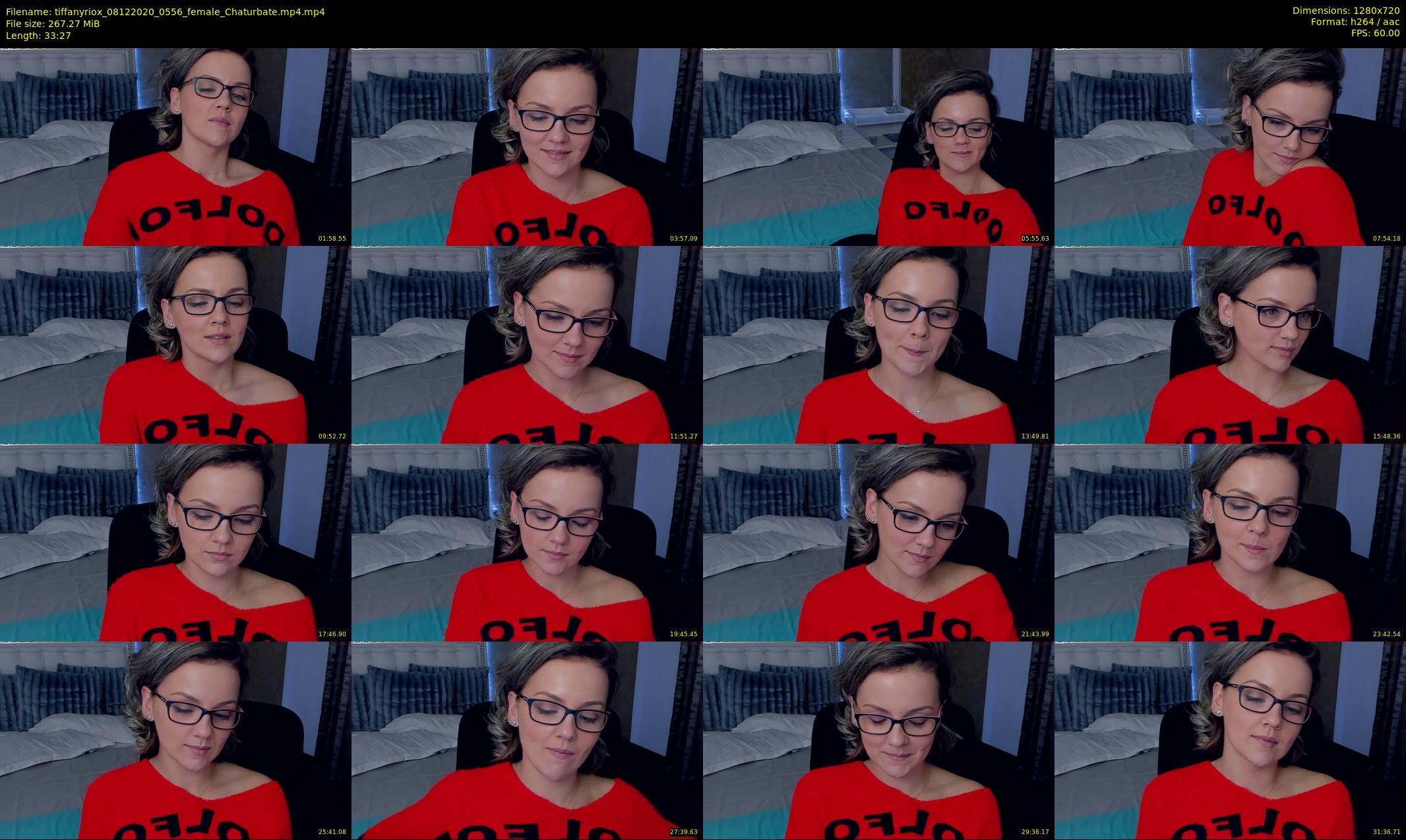 tiffanyriox — 34 minute Chaturbate female cam show recording, 720p, Dec 8, 2020