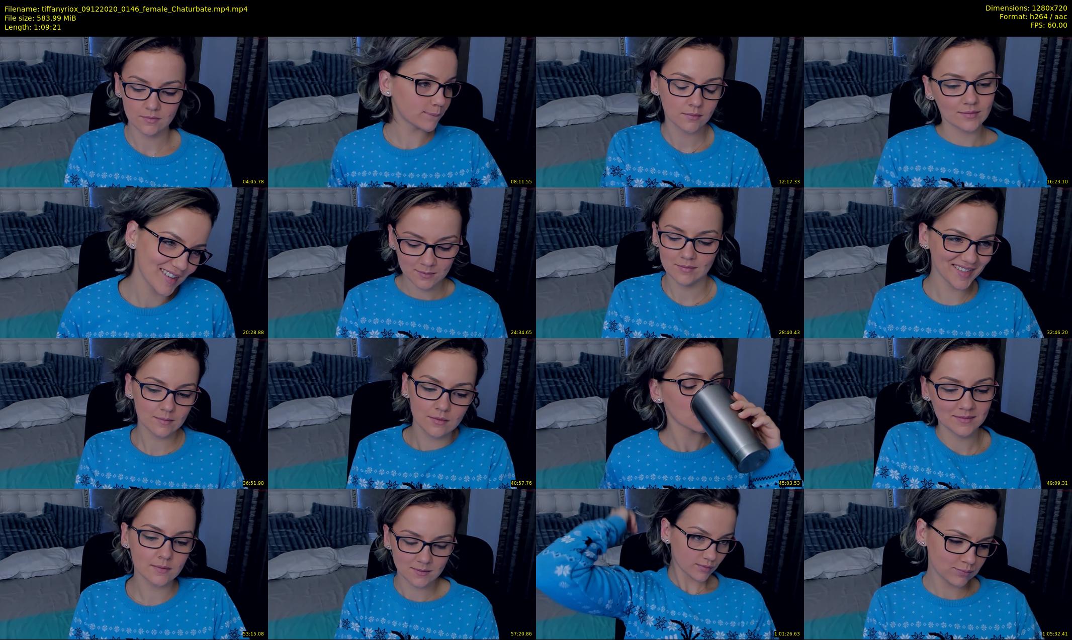 tiffanyriox — 70 minute Chaturbate female cam show recording, 720p, Dec 9, 2020