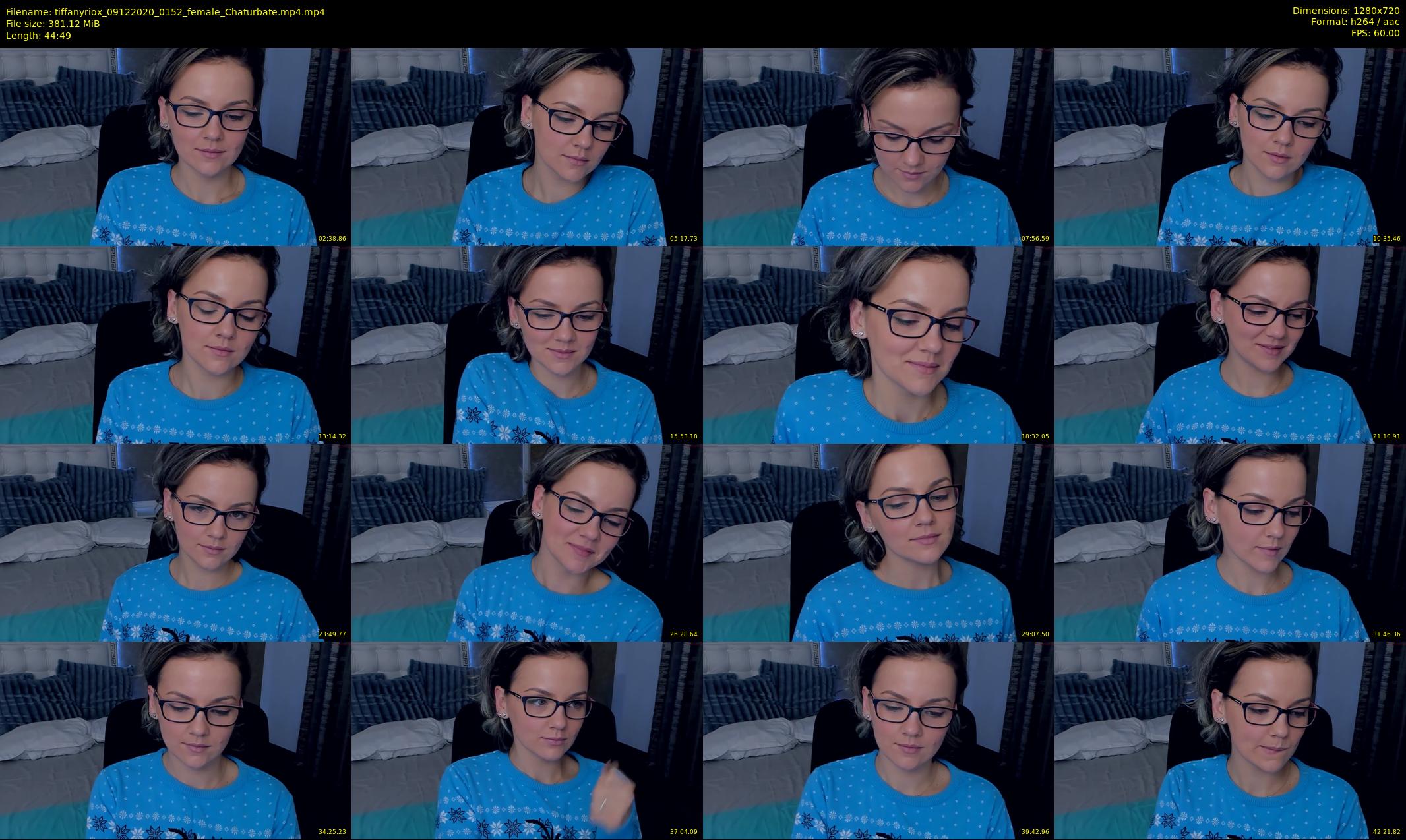 tiffanyriox — 45 minute Chaturbate female cam show recording, 720p, Dec 9, 2020