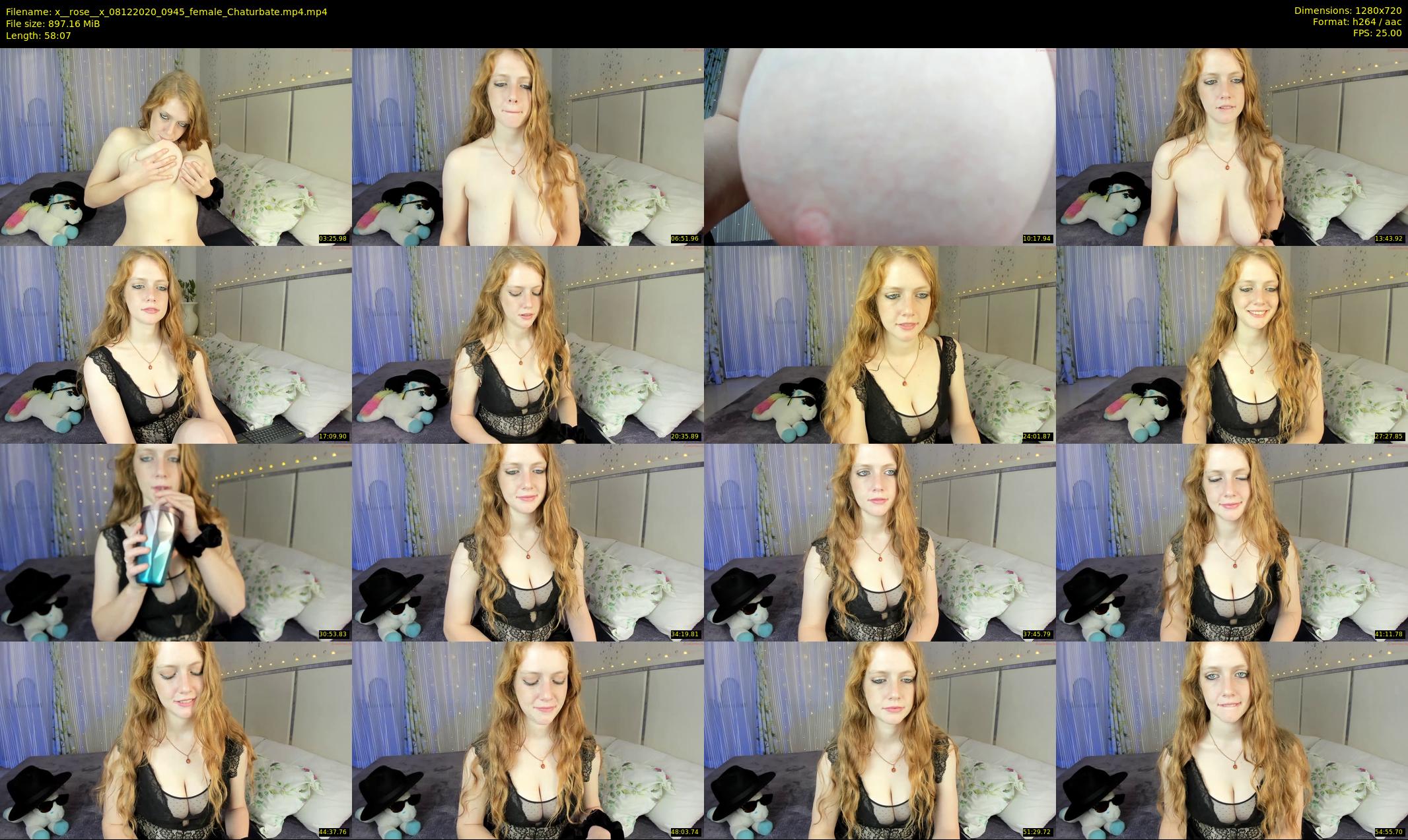 x__rose__x — 59 minute Chaturbate female cam show recording, 720p, Dec 8, 2020