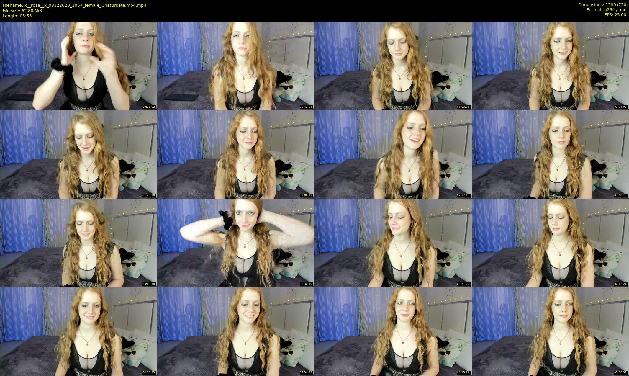 x__rose__x — 6 minute Chaturbate female cam show recording, 720p, Dec 8, 2020