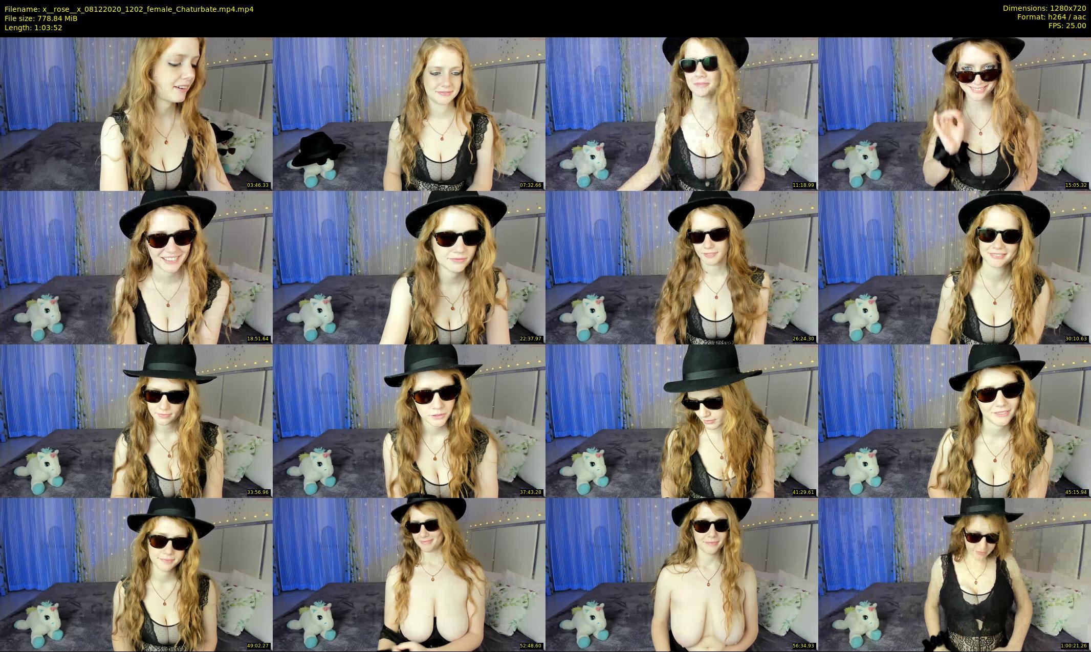 x__rose__x — 64 minute Chaturbate female cam show recording, 720p, Dec 8, 2020