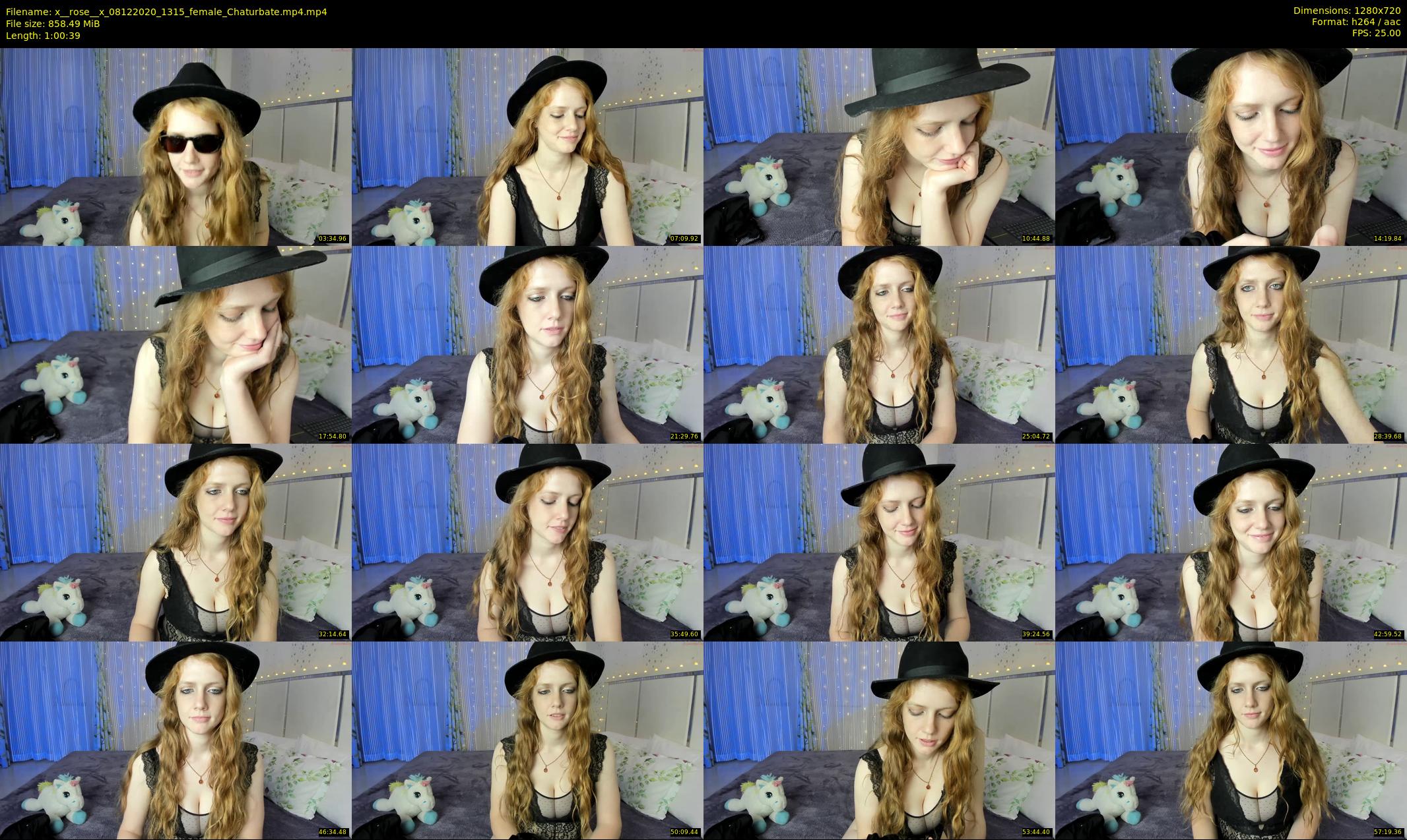 x__rose__x — 61 minute Chaturbate female cam show recording, 720p, Dec 8, 2020