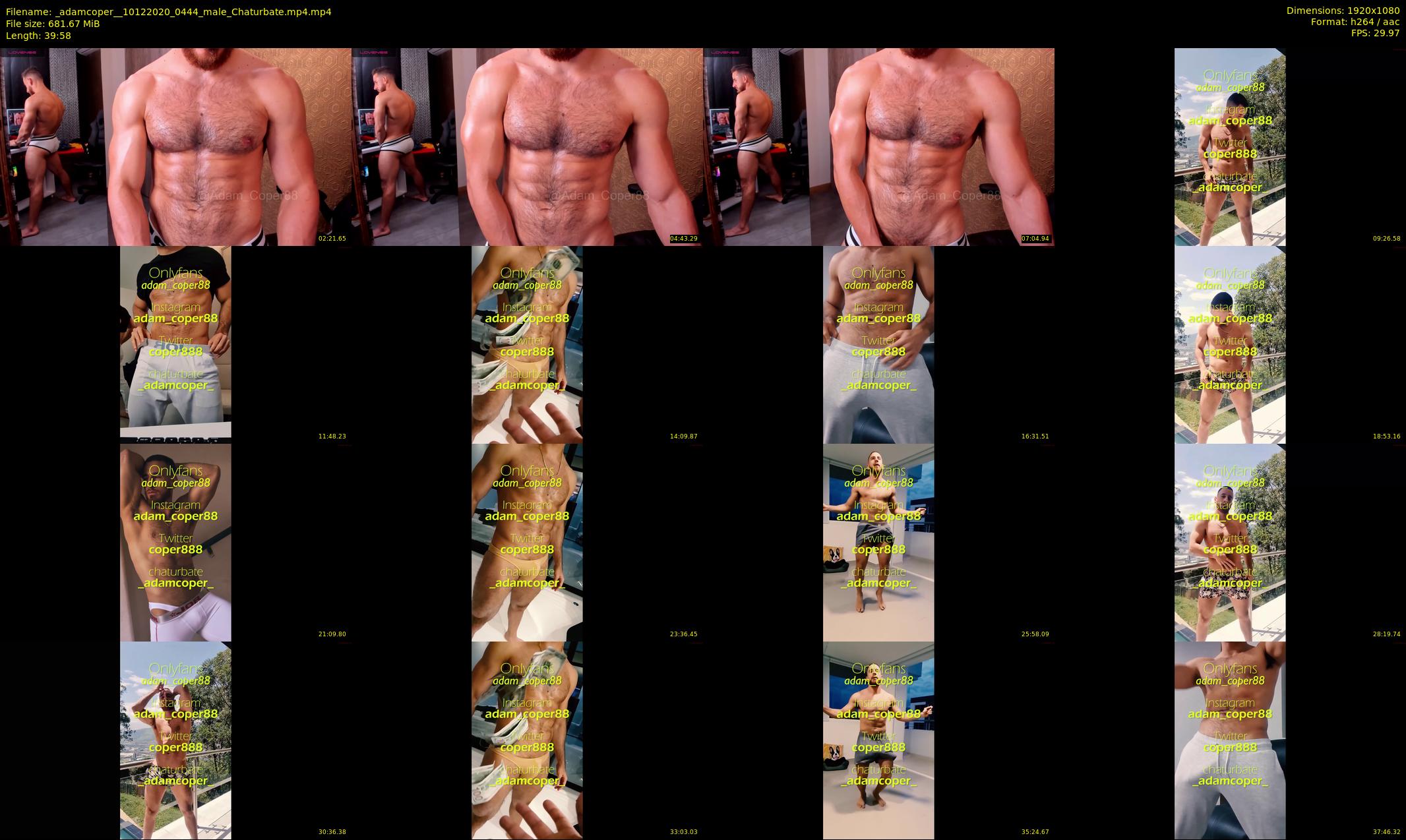 _adamcoper_ — 40 minute Chaturbate male cam show recording, 1080p, Dec 10, 2020