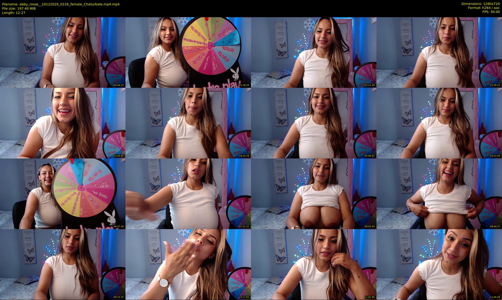 abby_rosse_ — 13 minute Chaturbate female cam show recording, 720p, Dec 10, 2020
