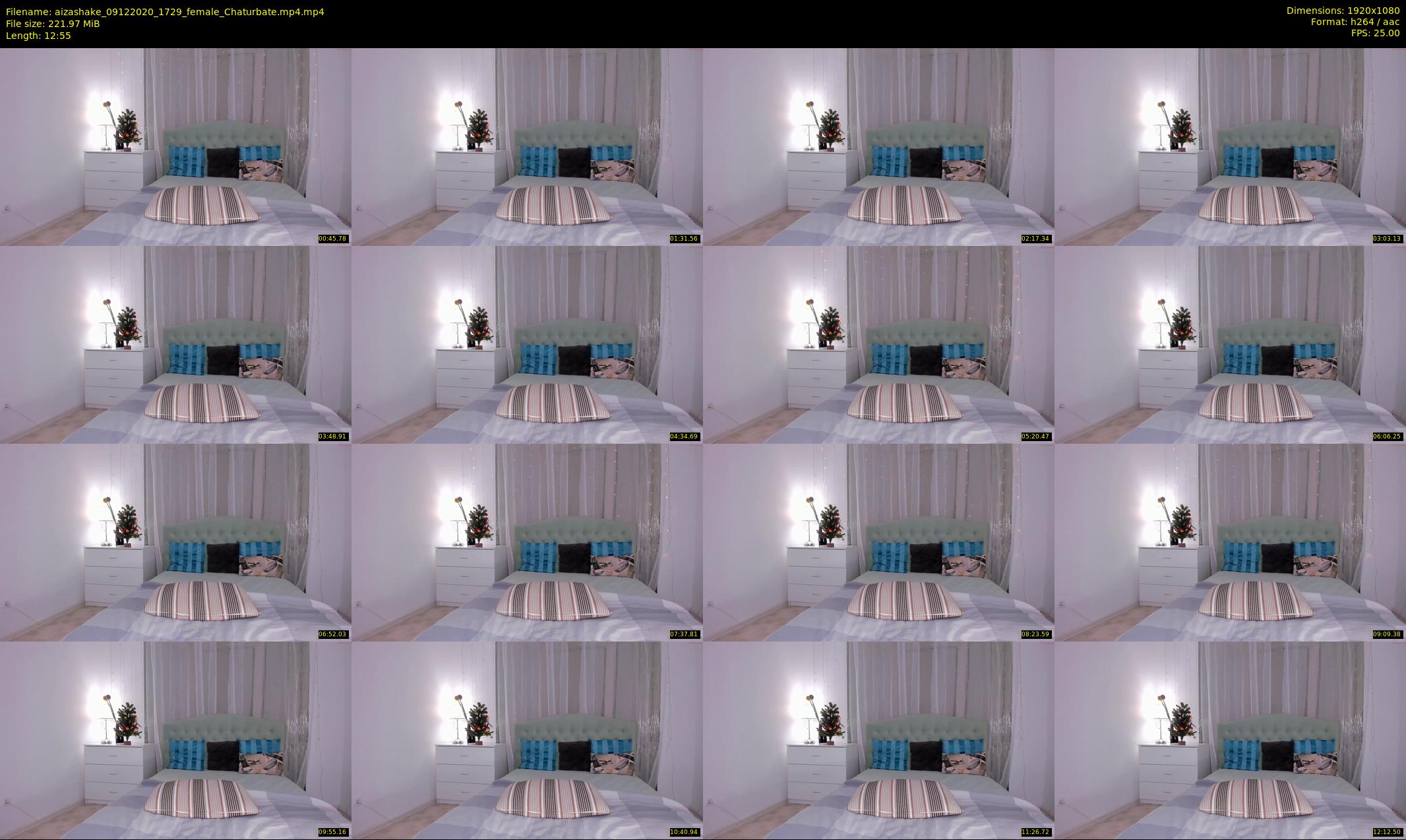 aizashake — 13 minute Chaturbate female cam show recording, 1080p, Dec 9, 2020