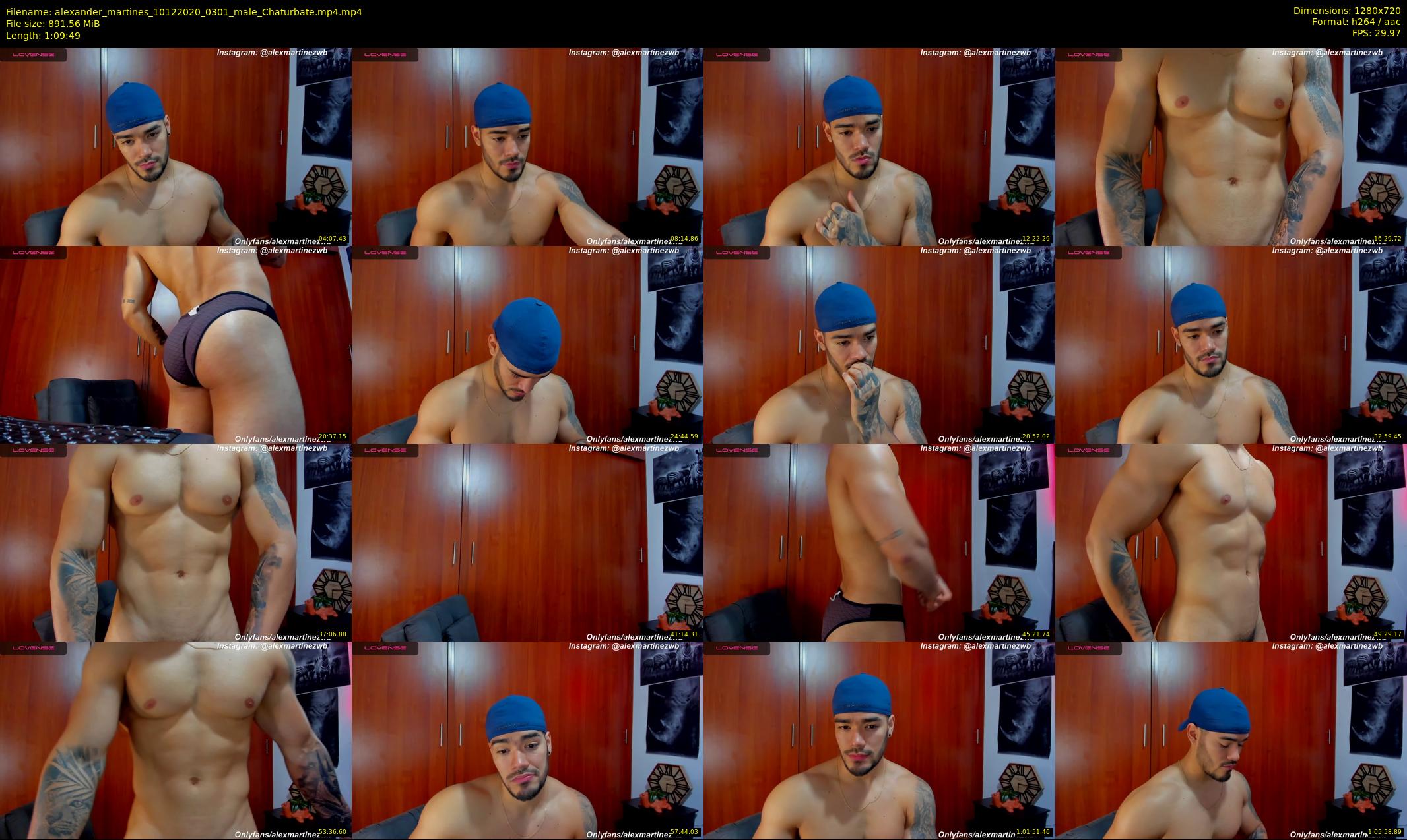 alexander_martines — 70 minute Chaturbate male cam show recording, 720p, Dec 10, 2020