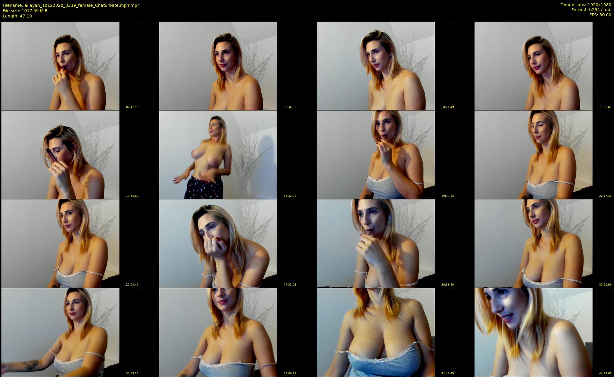 allayah — 48 minute Chaturbate female cam show recording, 1080p, Dec 10, 2020