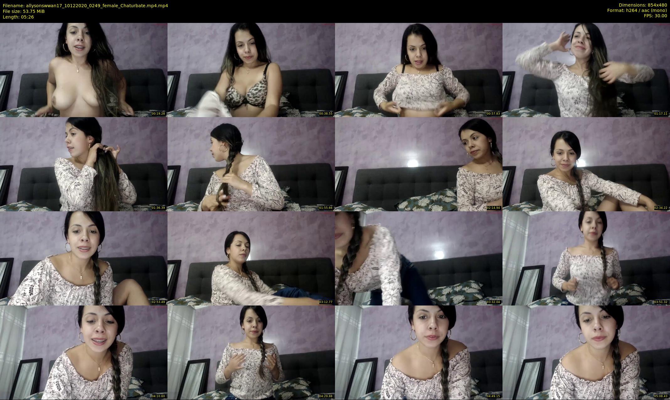 allysonswwan17 — 6 minute Chaturbate female cam show recording, 480p, Dec 10, 2020