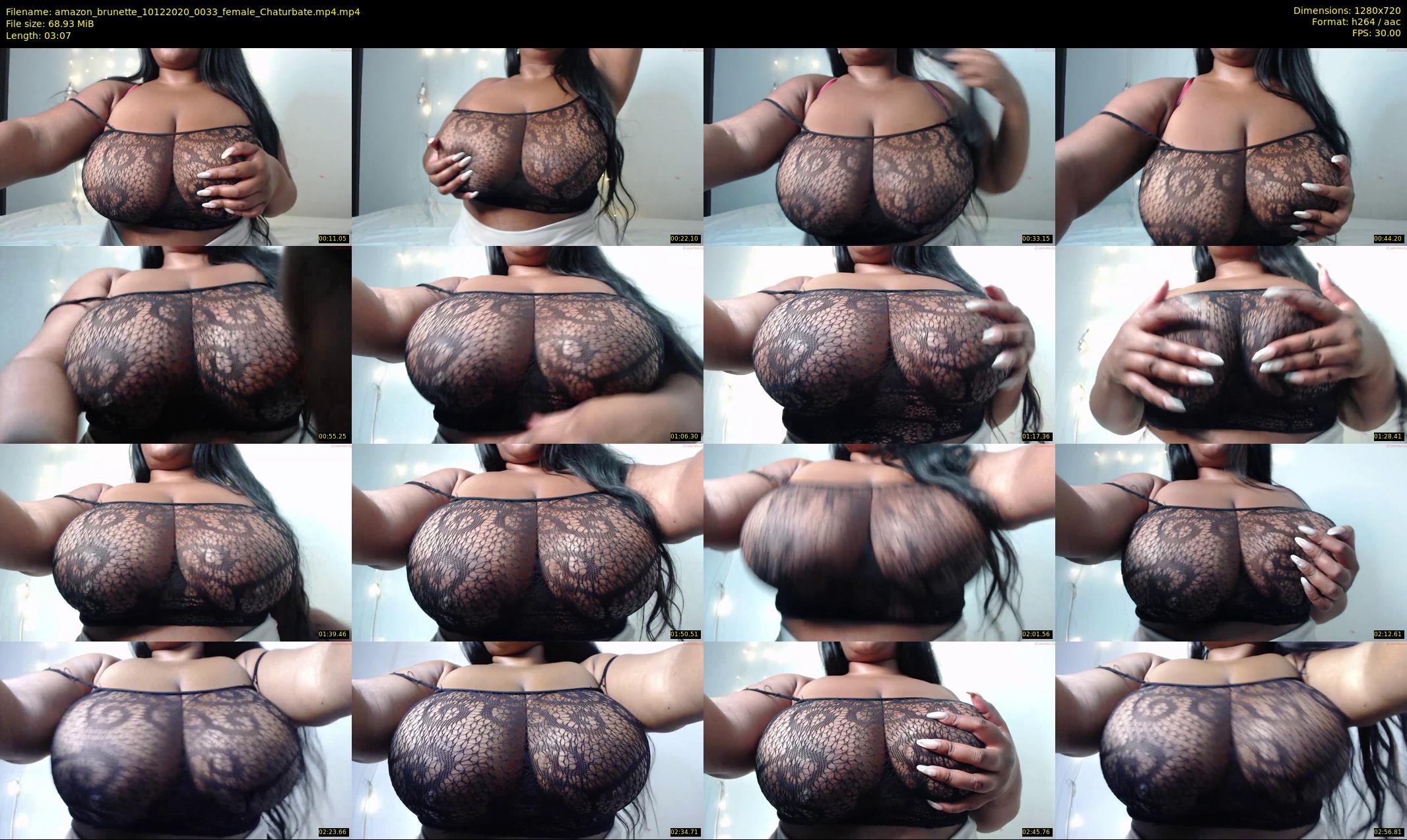 amazon_brunette — 4 minute Chaturbate female cam show recording, 720p, Dec 10, 2020