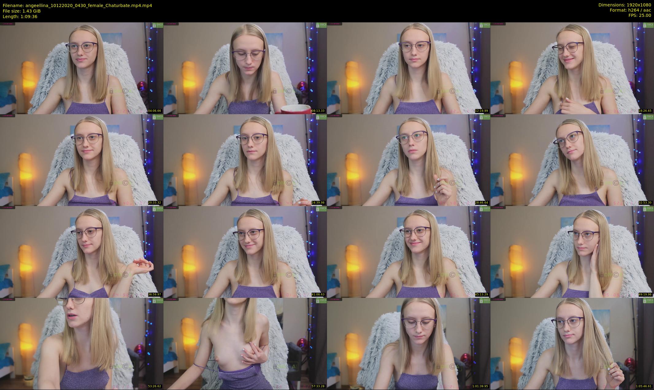 angeellina — 70 minute Chaturbate female cam show recording, 1080p, Dec 10, 2020
