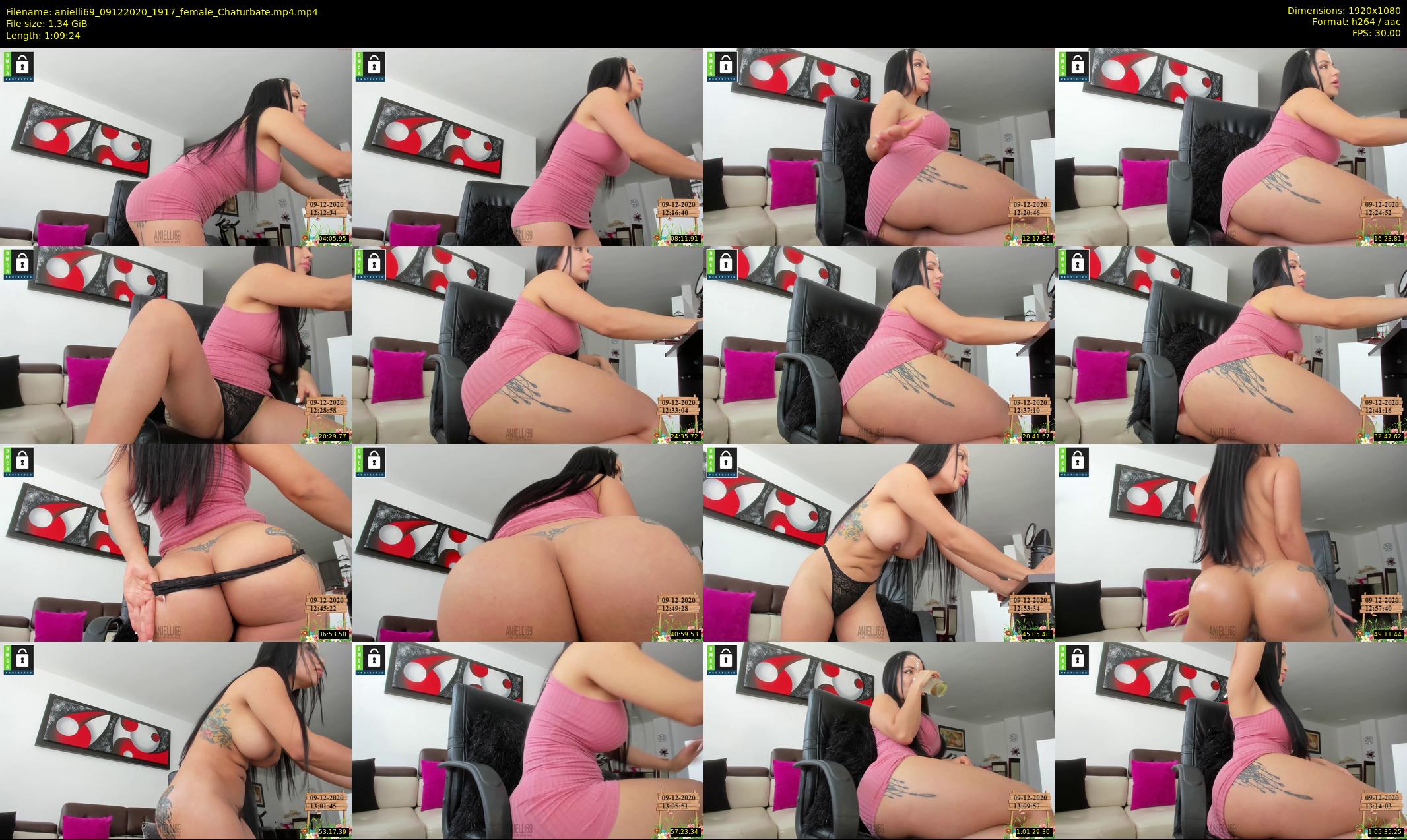 anielli69 — 70 minute Chaturbate female cam show recording, 1080p, Dec 9, 2020